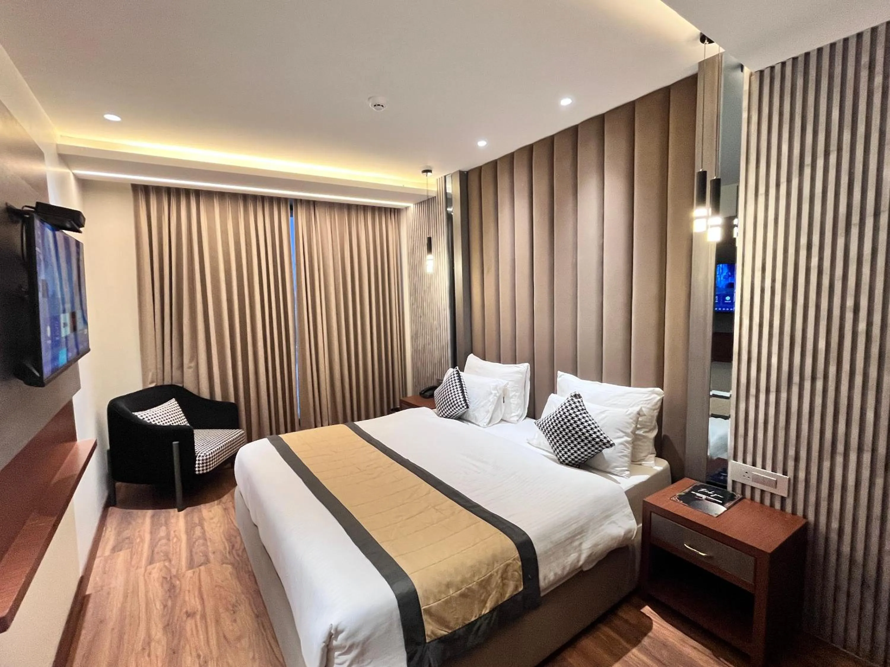 Bed in Western Blu INN