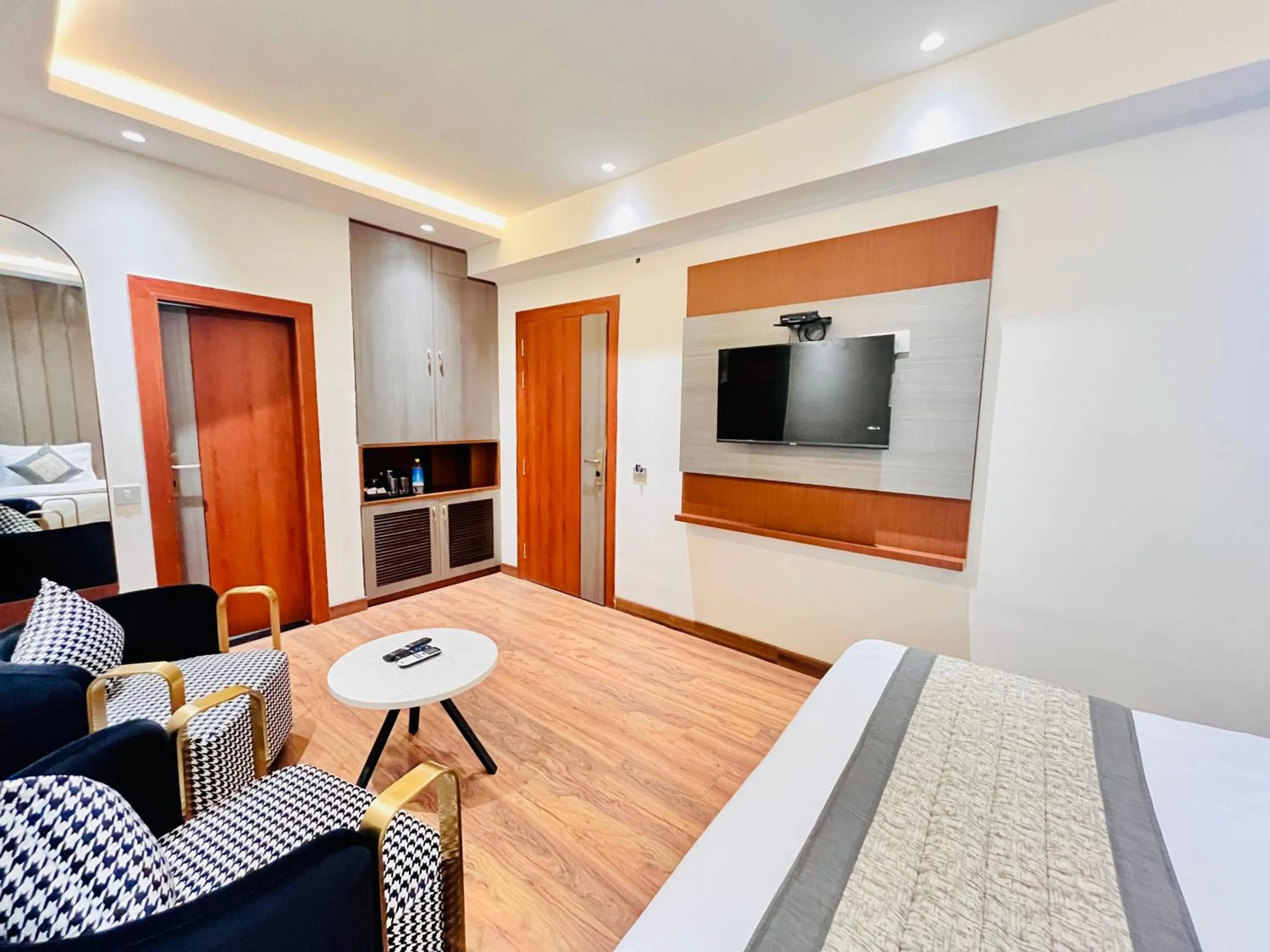 Bed in Western Blu INN