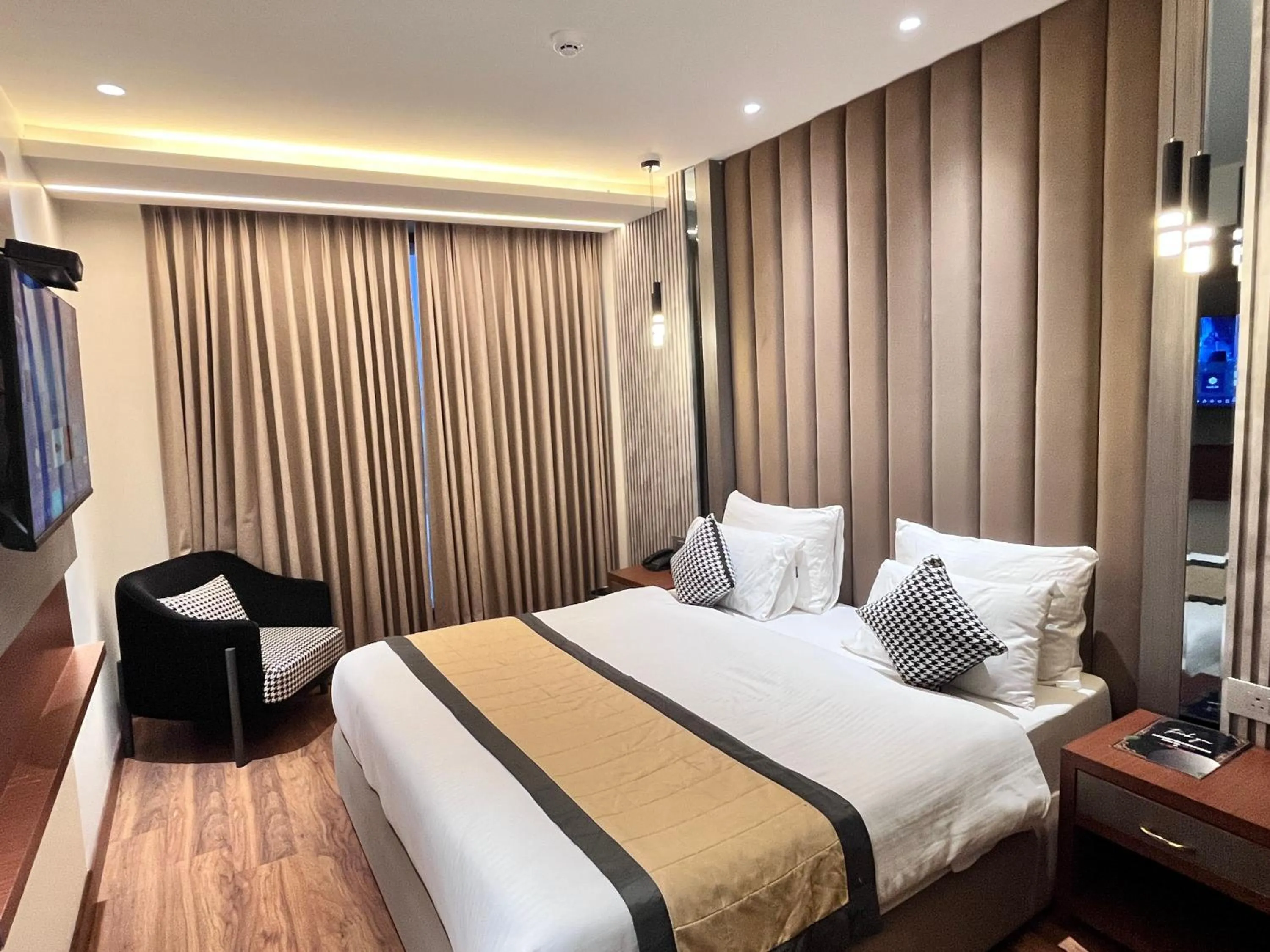 Bed in Western Blu INN