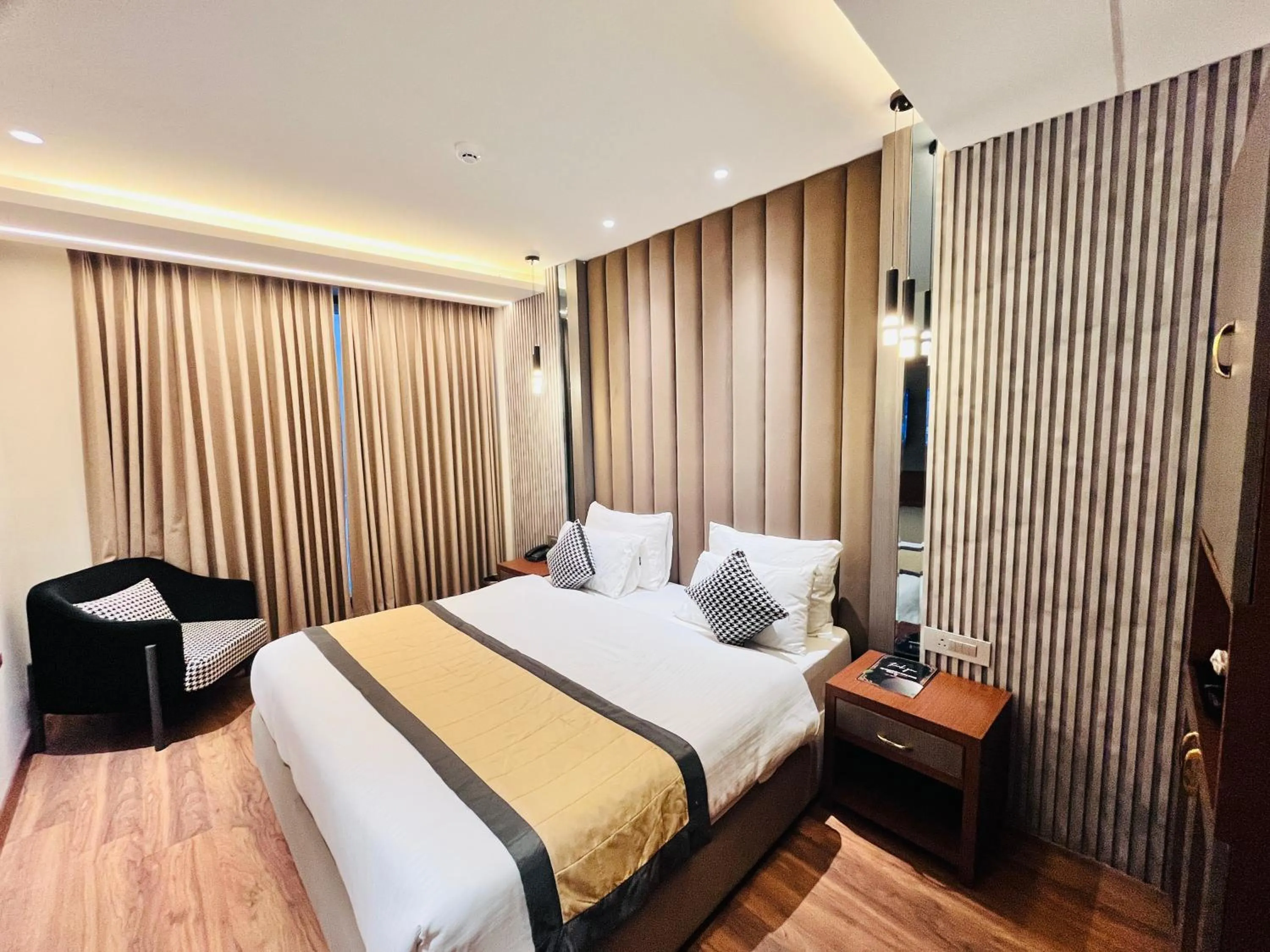 Bed in Western Blu INN