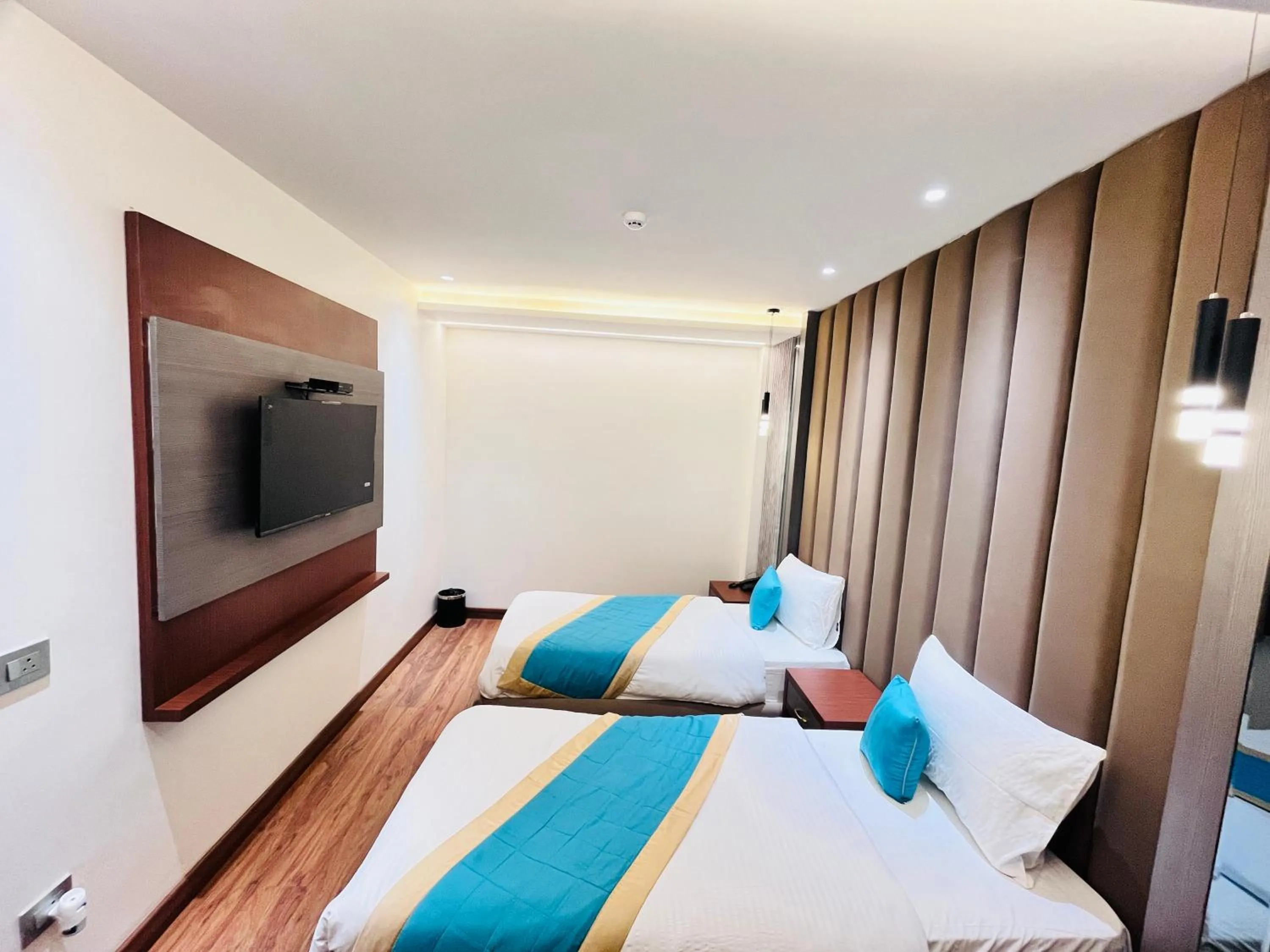 Bed in Western Blu INN