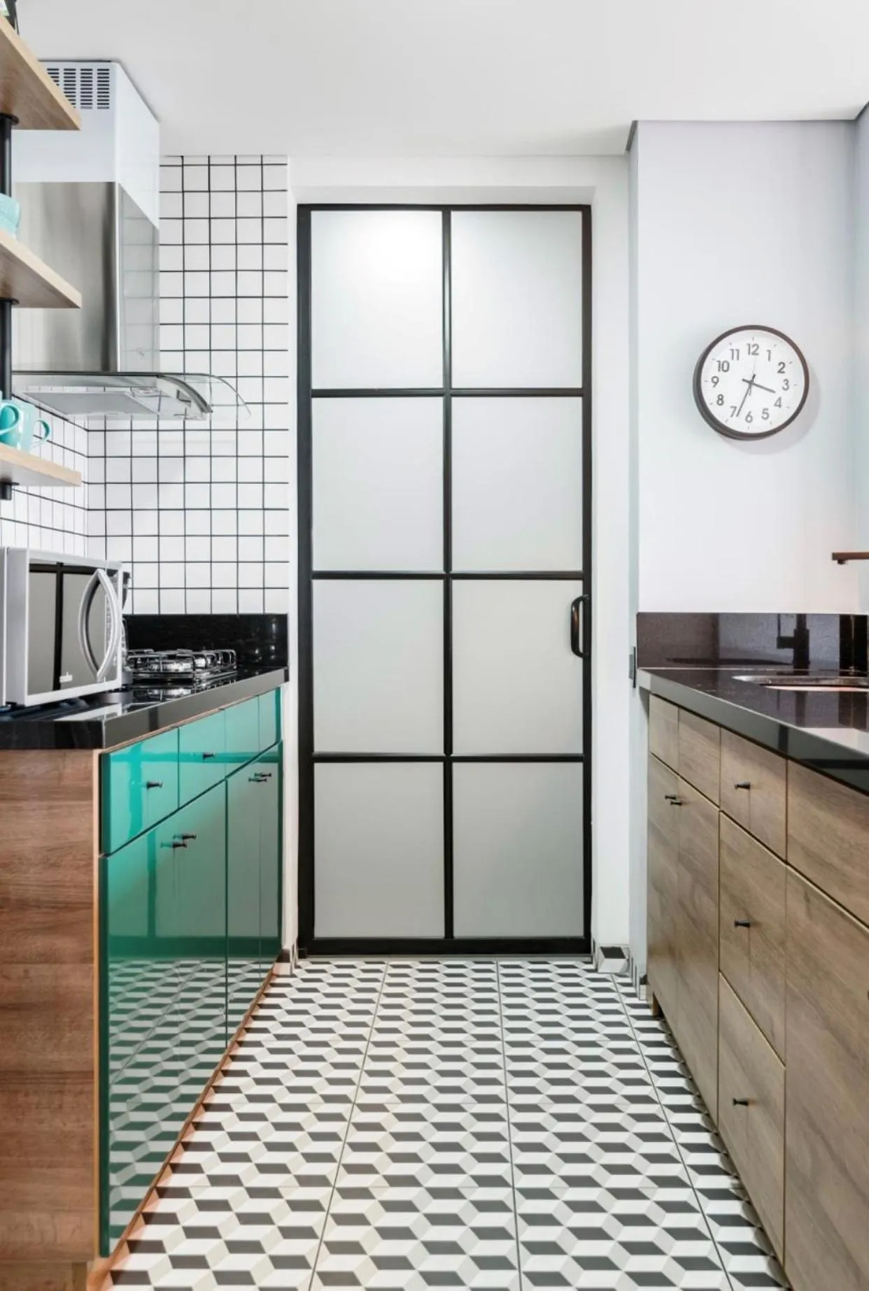 Kitchen or kitchenette in Hotel Dix