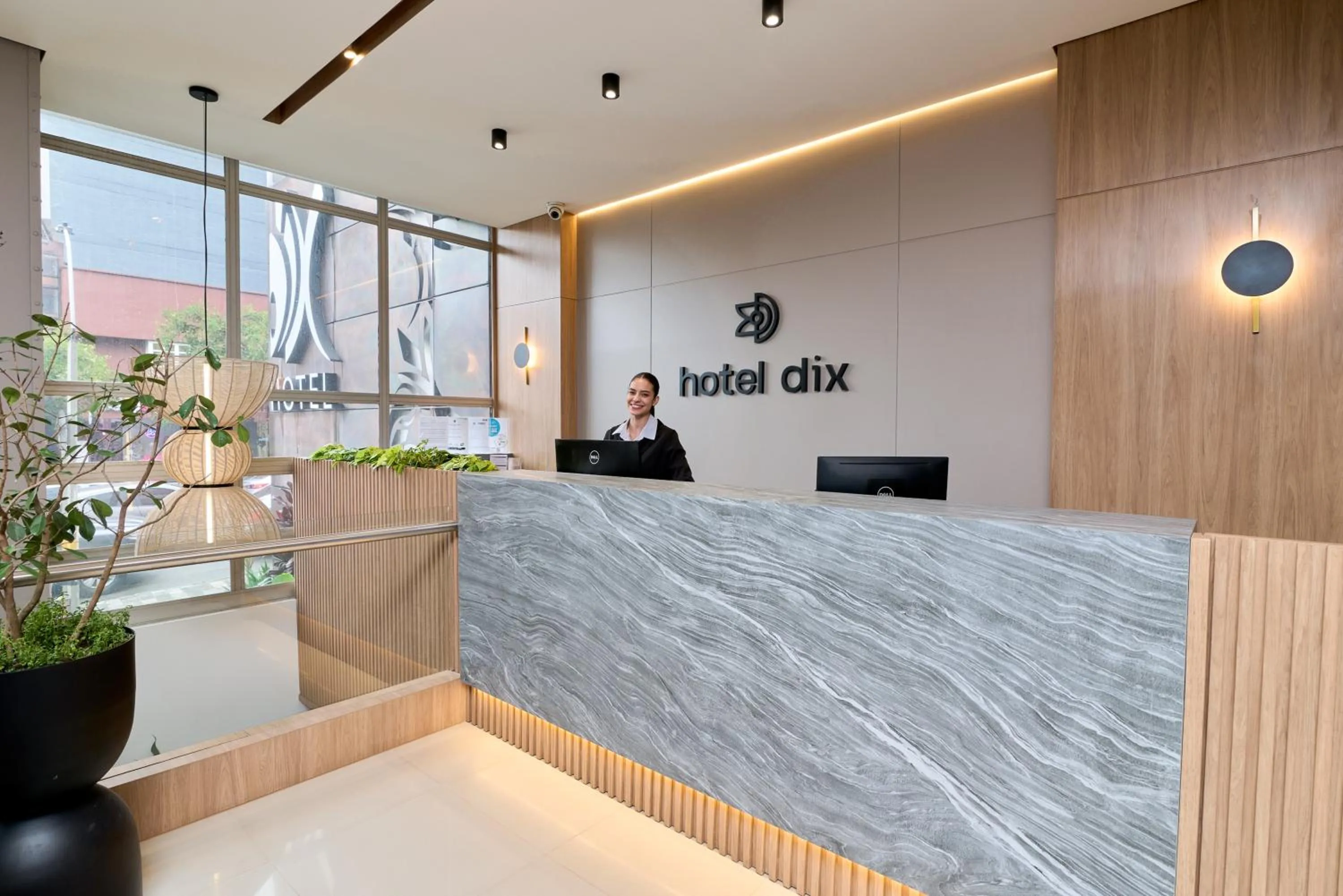 Lobby or reception in Hotel Dix