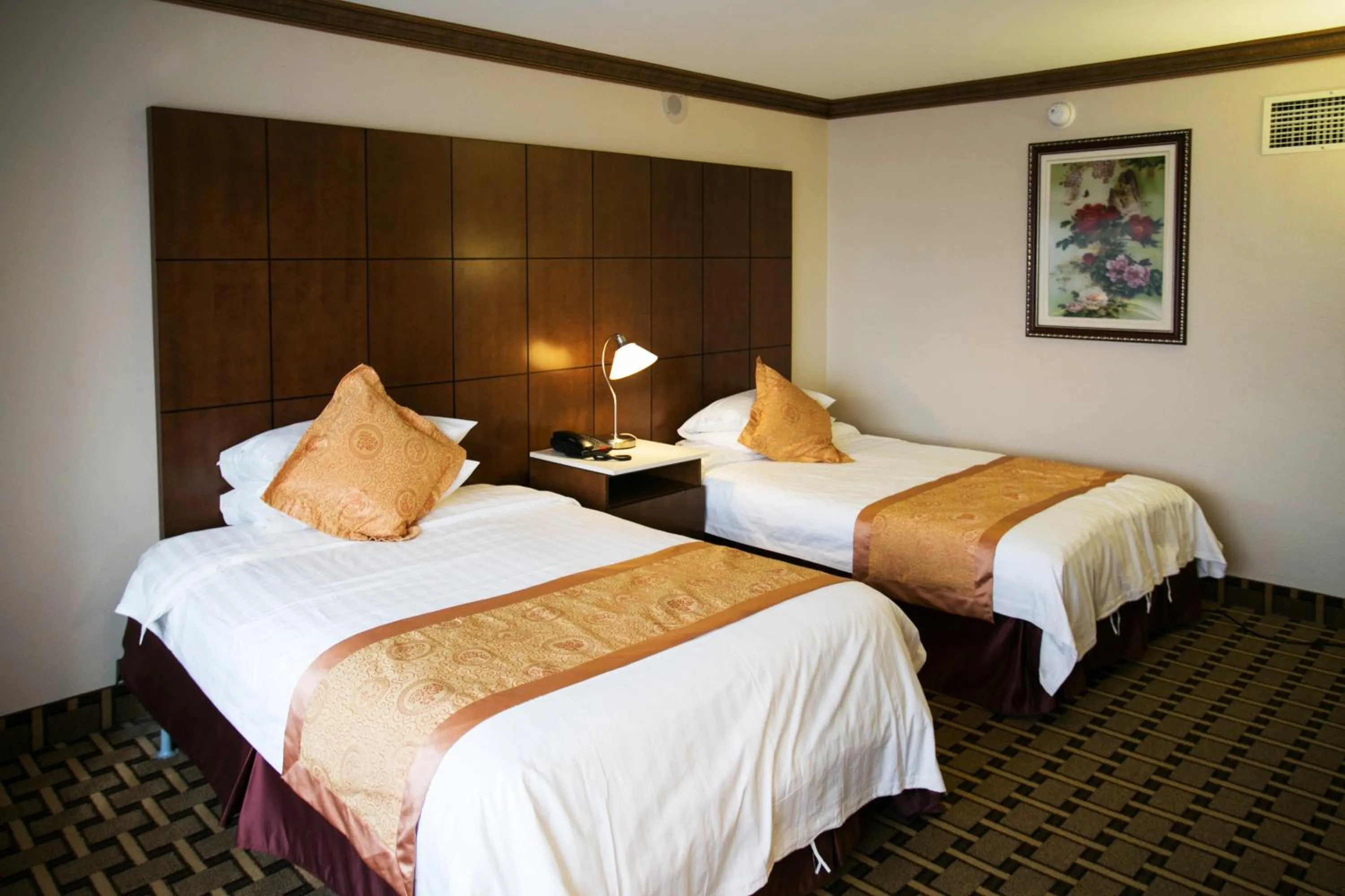 Decorative detail in LA Crystal Hotel -Los Angeles-Long Beach Area