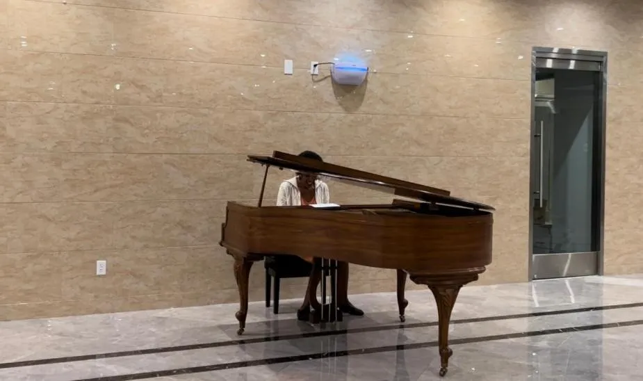 Lobby or reception in LA Crystal Hotel -Los Angeles-Long Beach Area