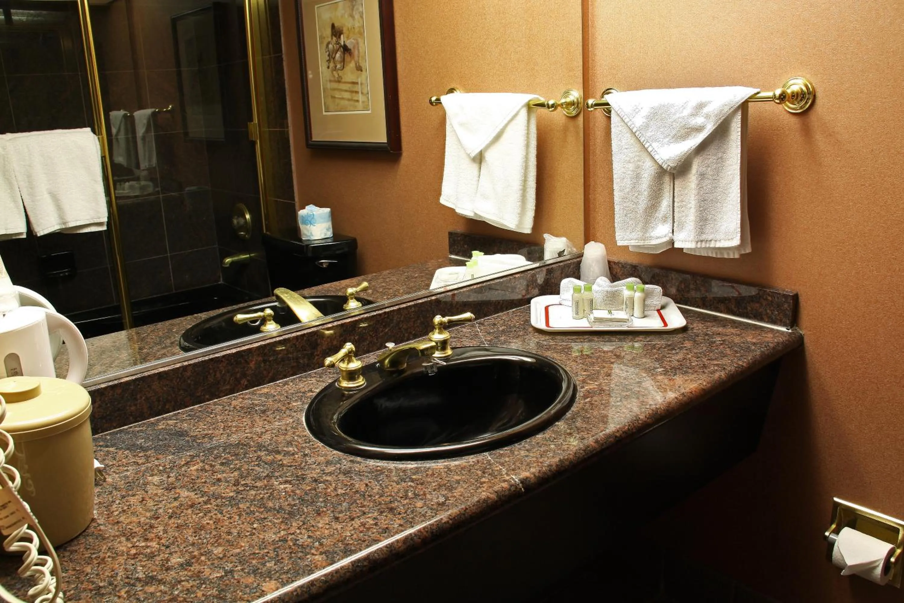 Bathroom in LA Crystal Hotel -Los Angeles-Long Beach Area