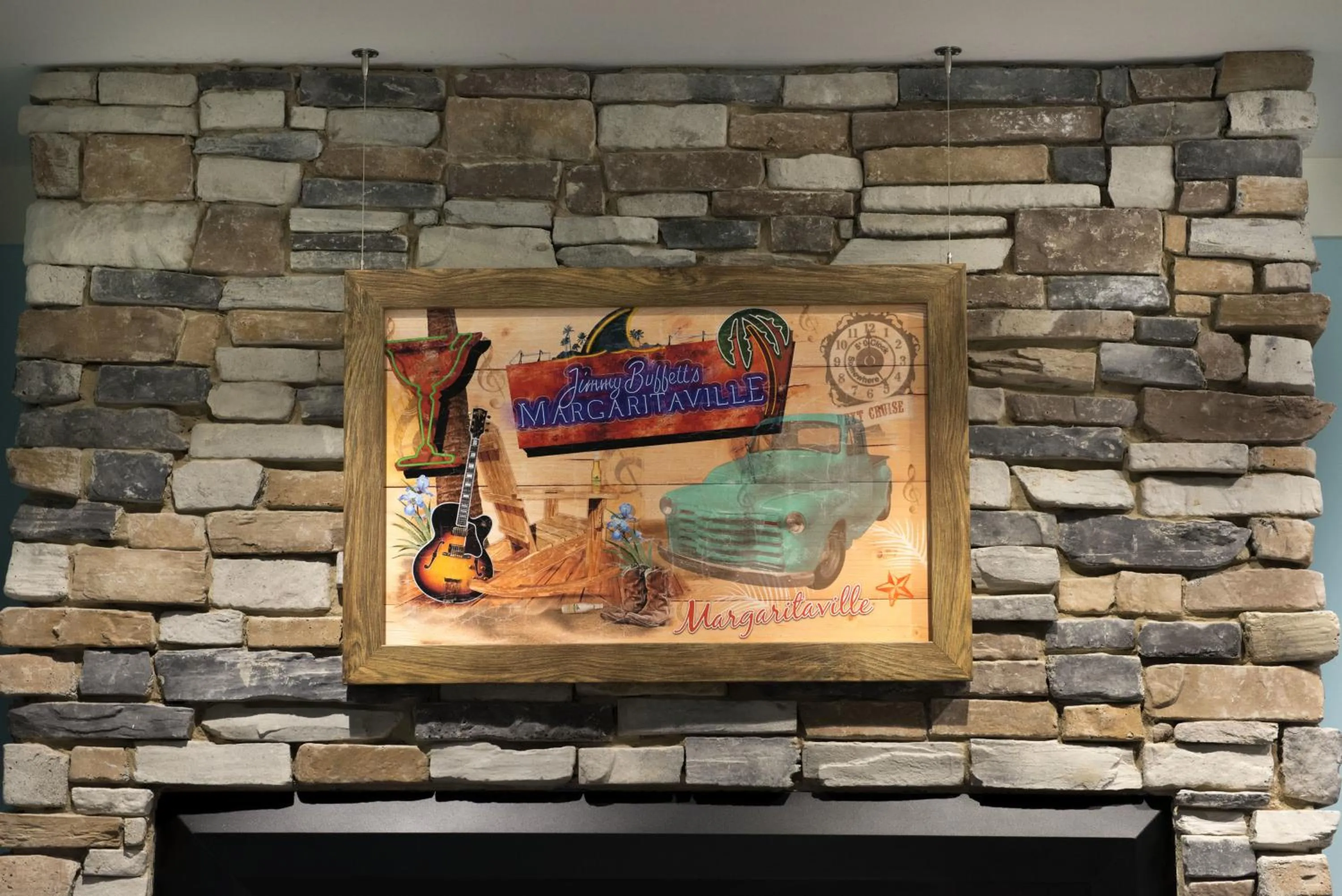 Decorative detail in Margaritaville Island Hotel