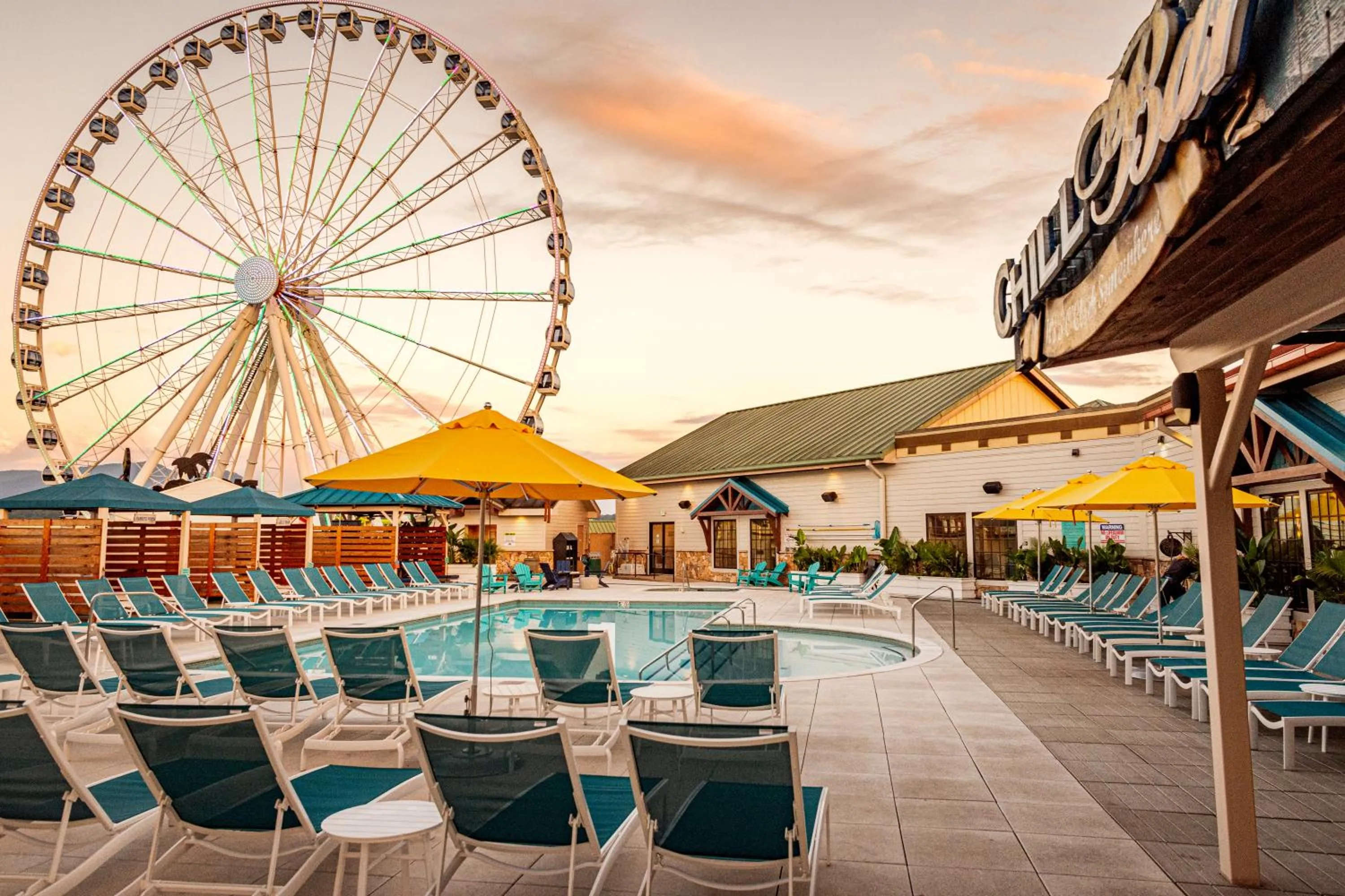 Swimming pool in Margaritaville Island Hotel