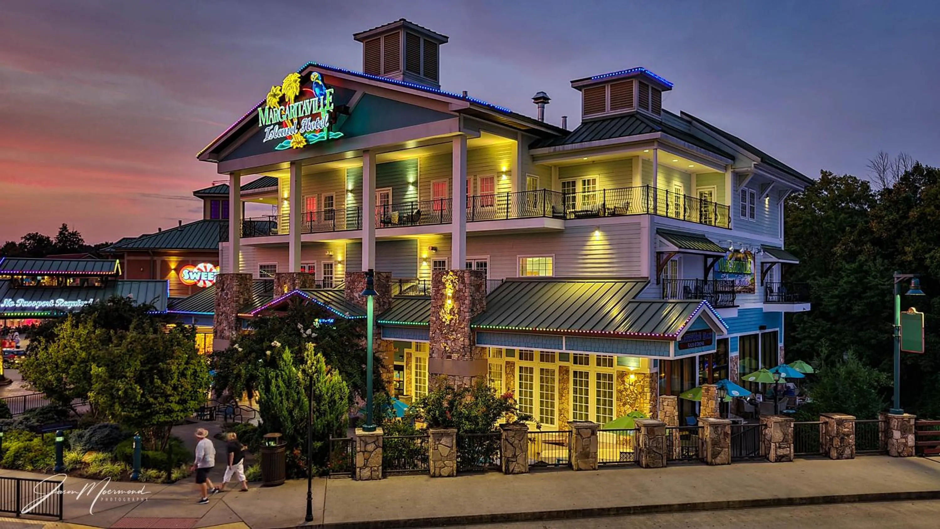 Property building in Margaritaville Island Hotel
