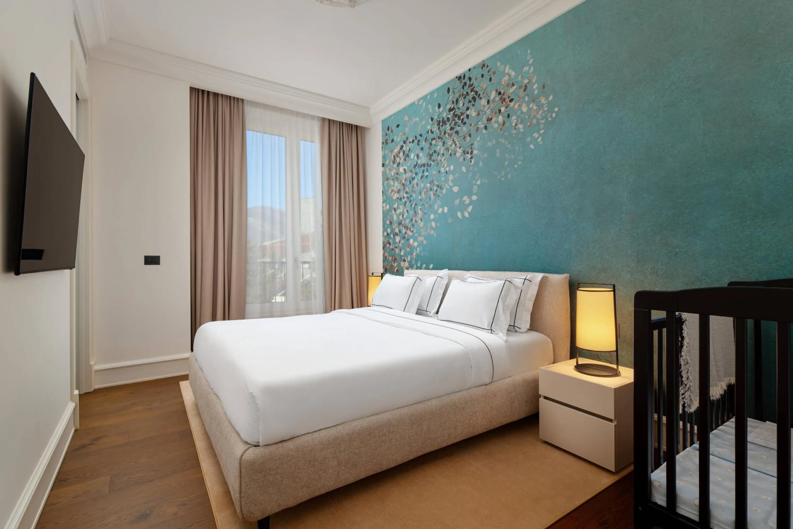 Bedroom, Bed in Boutique Hotel Porto Palace