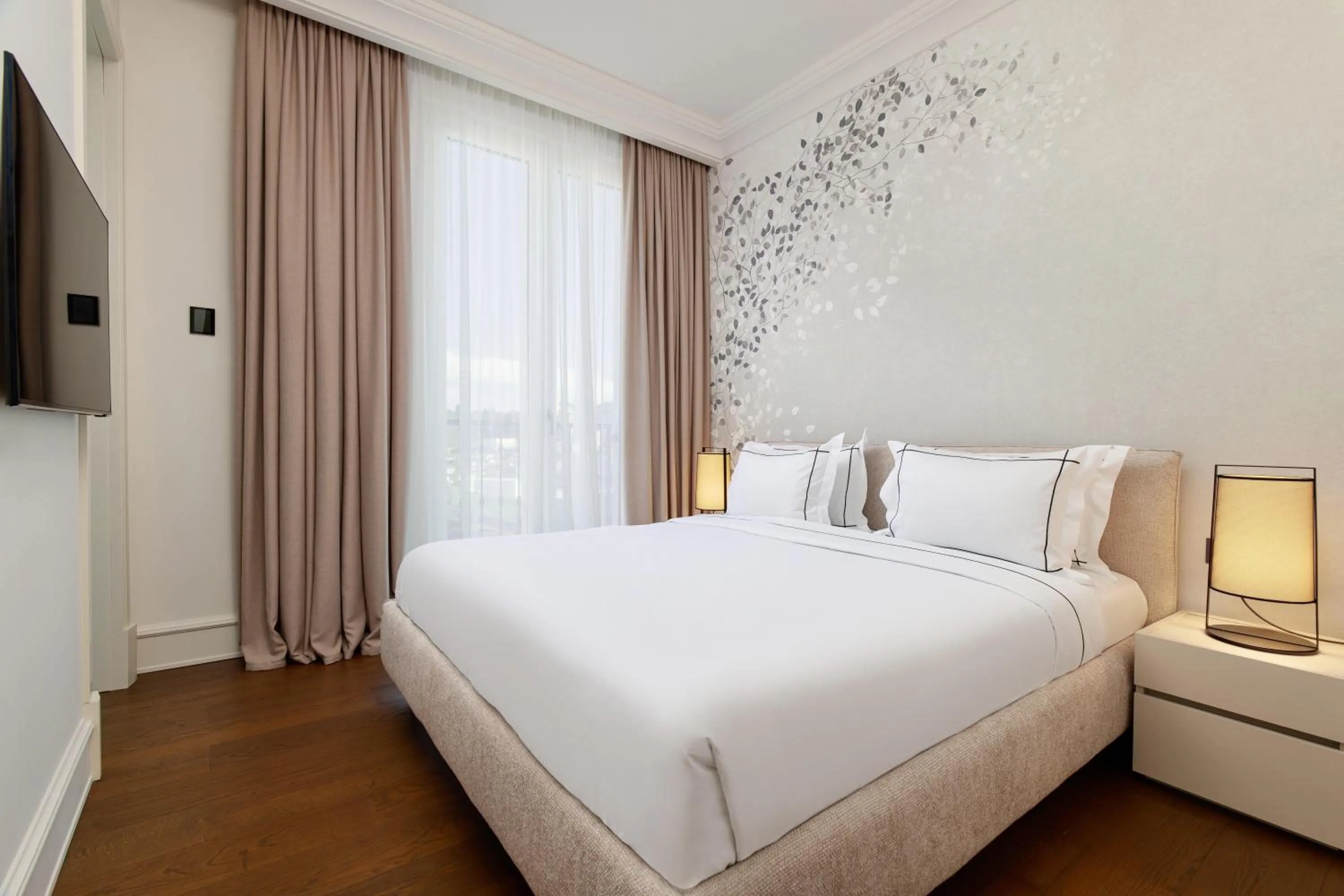 Bedroom, Bed in Boutique Hotel Porto Palace