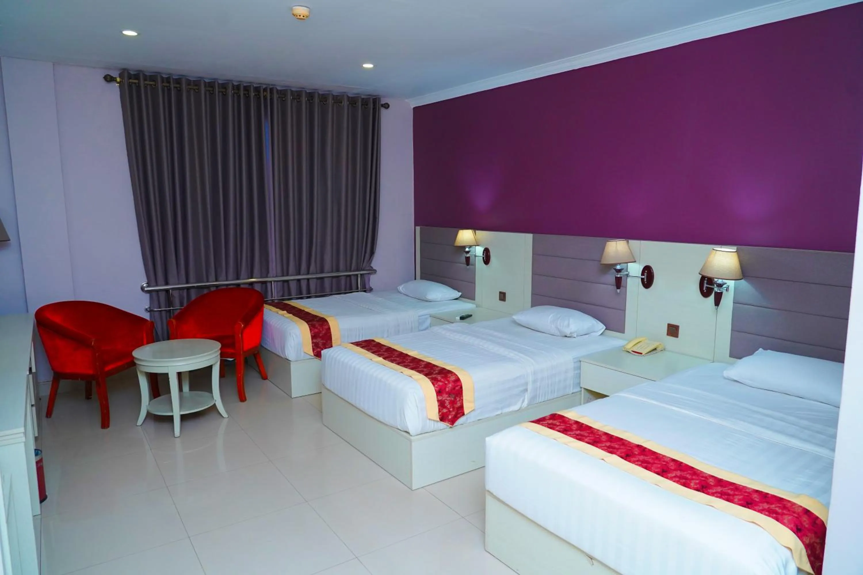 Bed in Tilko City Hotel Jaffna