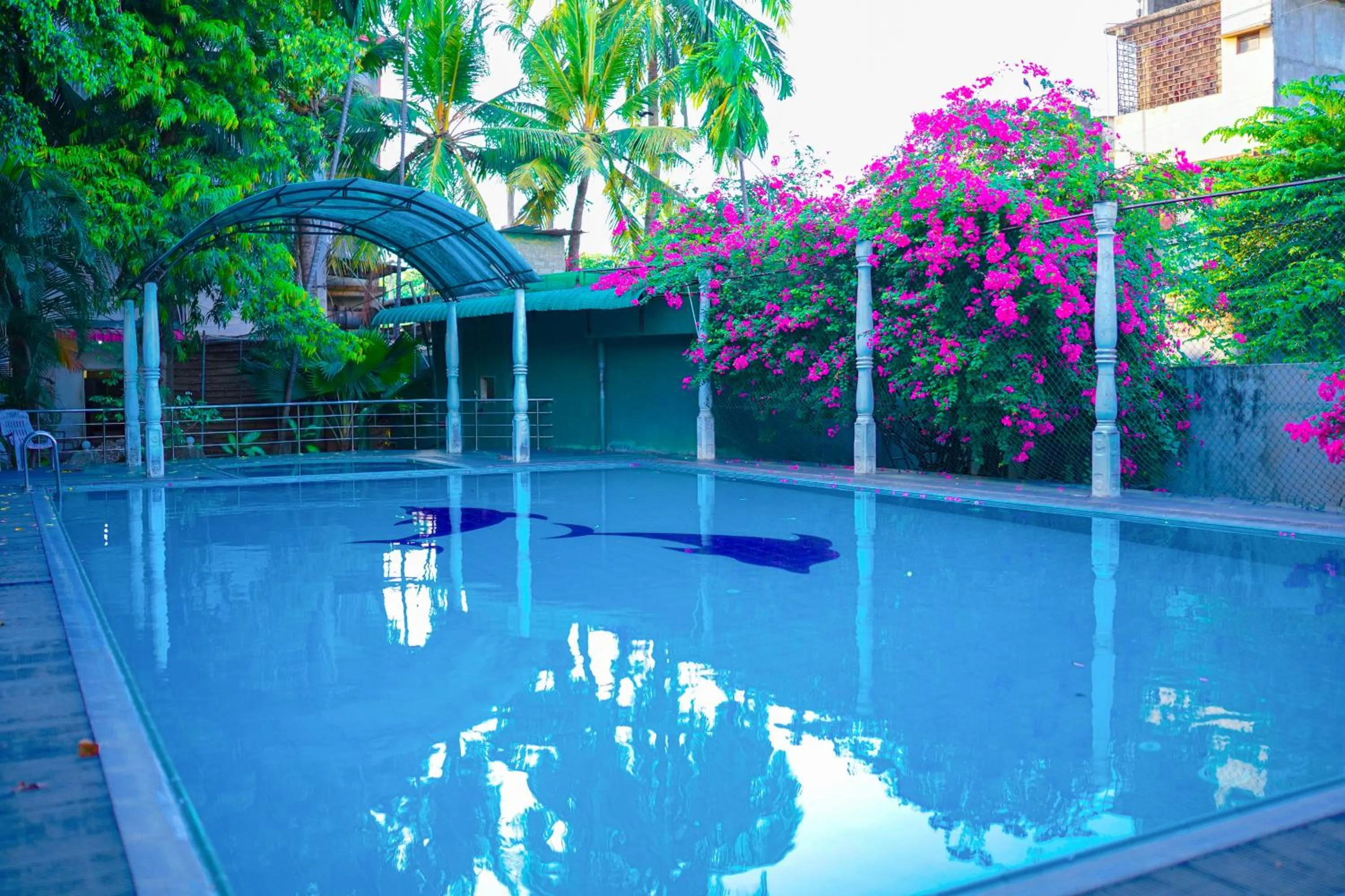 Swimming pool in Tilko City Hotel Jaffna
