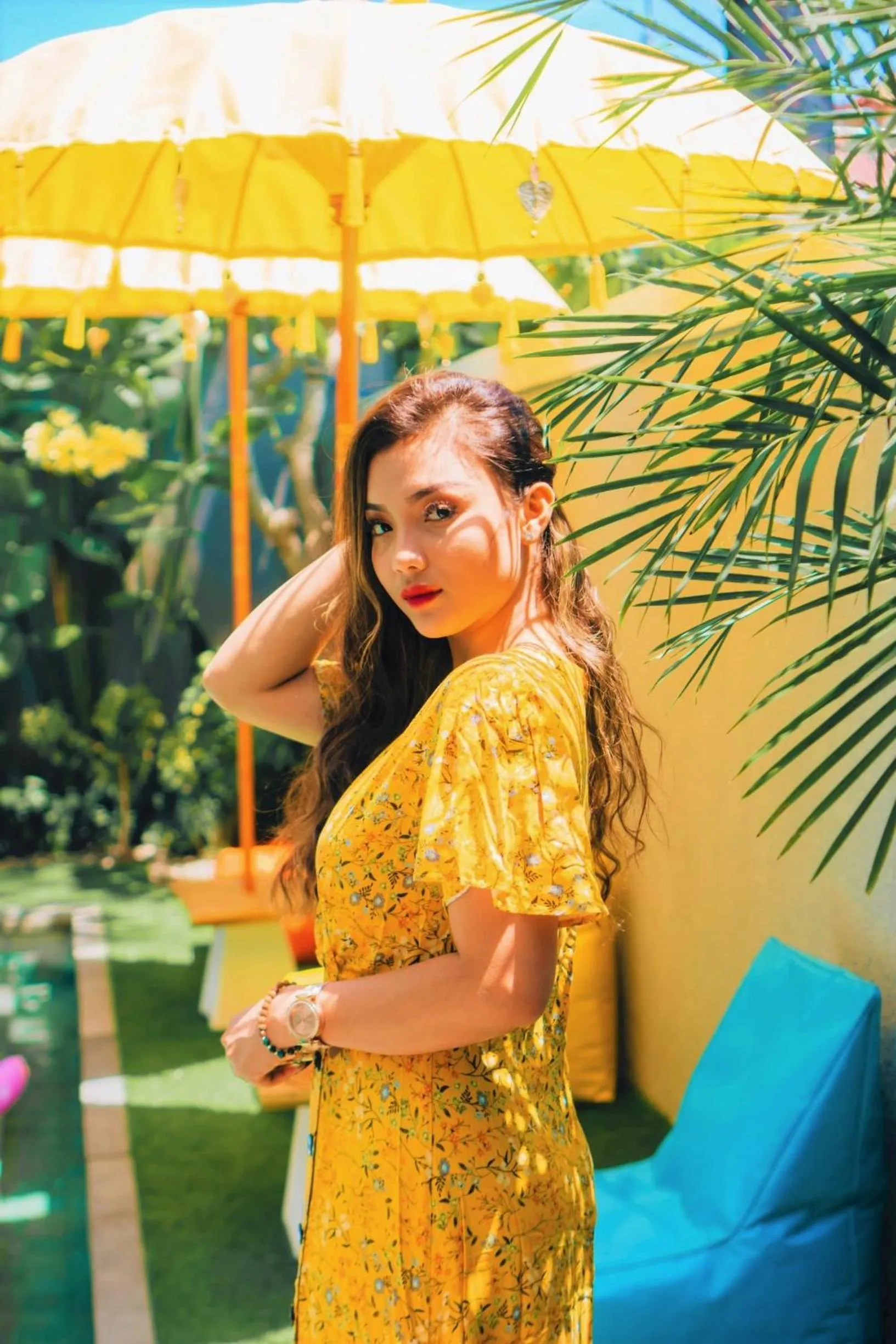 Swimming pool in Bahana Guest House