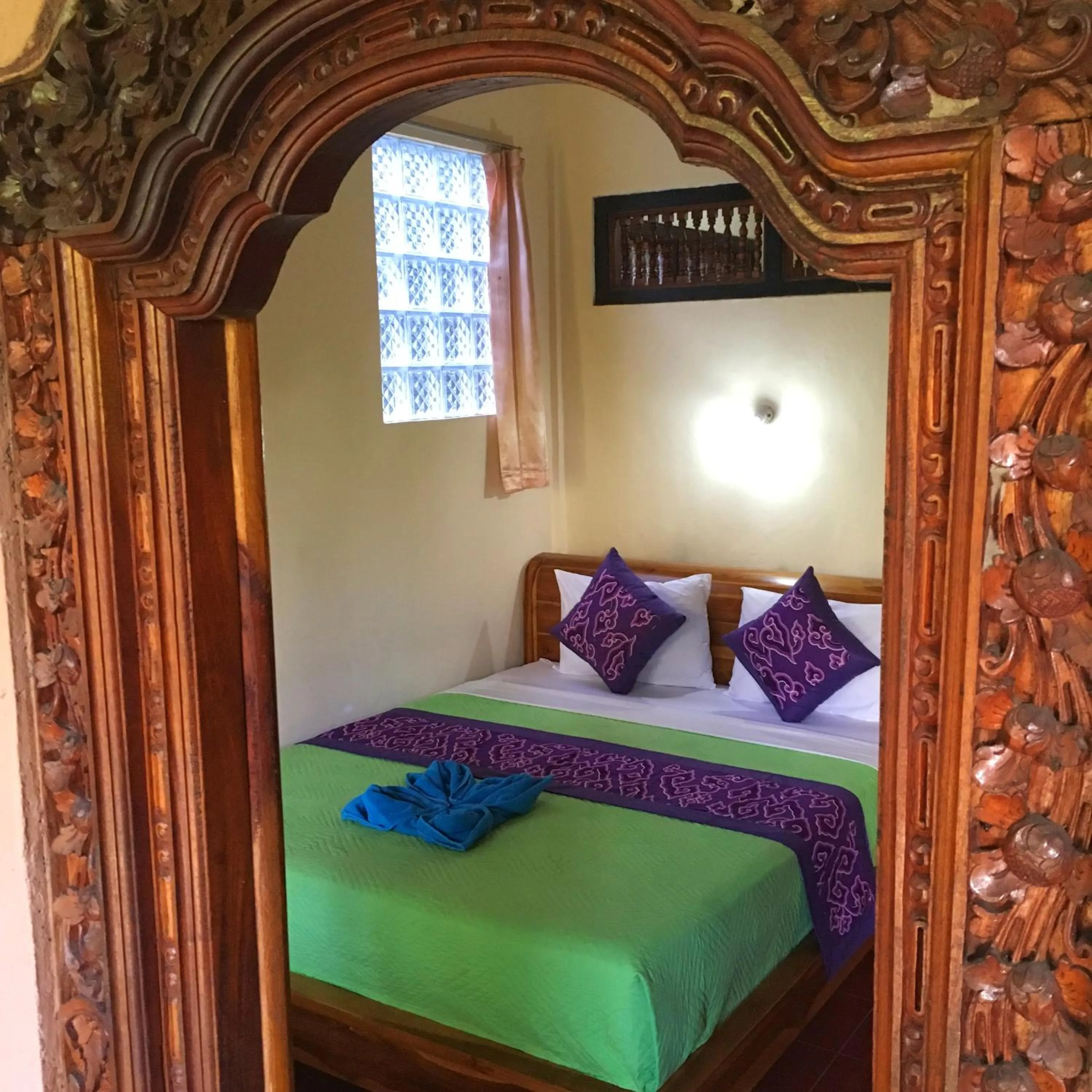 Bed in Merthayasa Bungalows