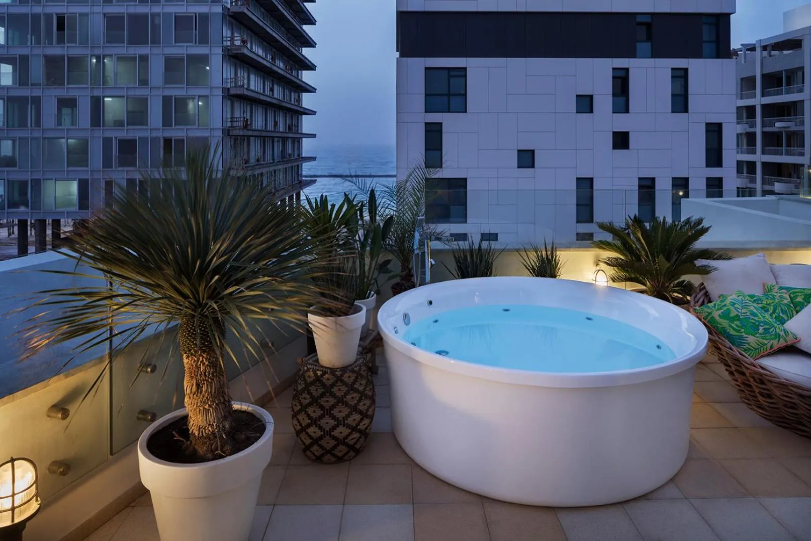 Balcony/Terrace in Brown Beach House Tel-Aviv, a member of Brown Hotels