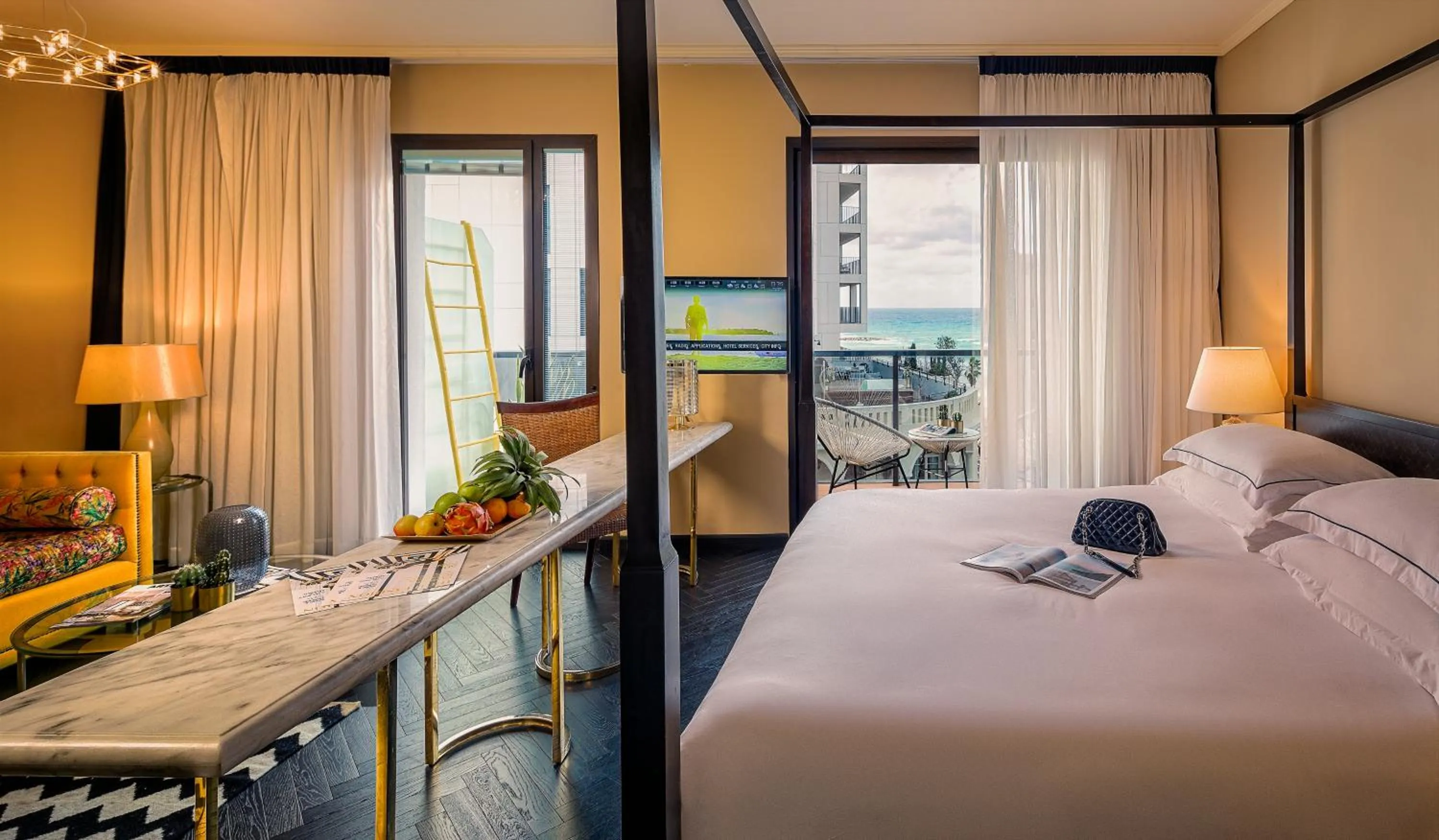 Bed in Brown Beach House Tel-Aviv, a member of Brown Hotels