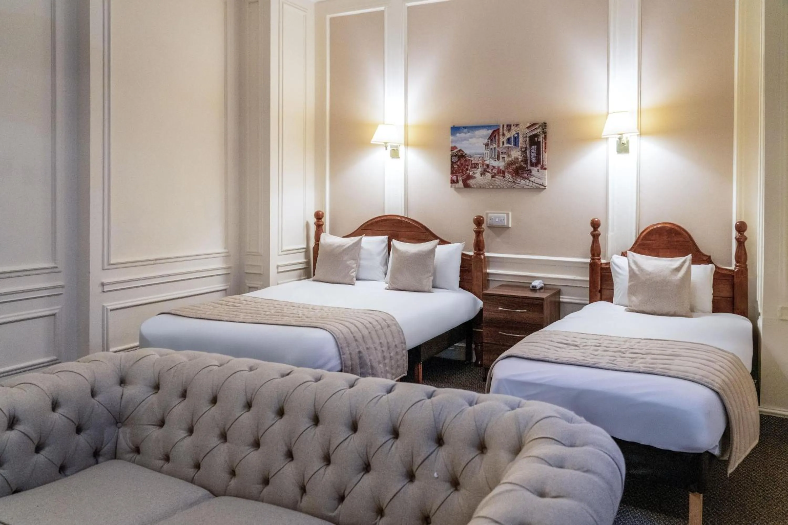 Bed in Adelphi Hotel