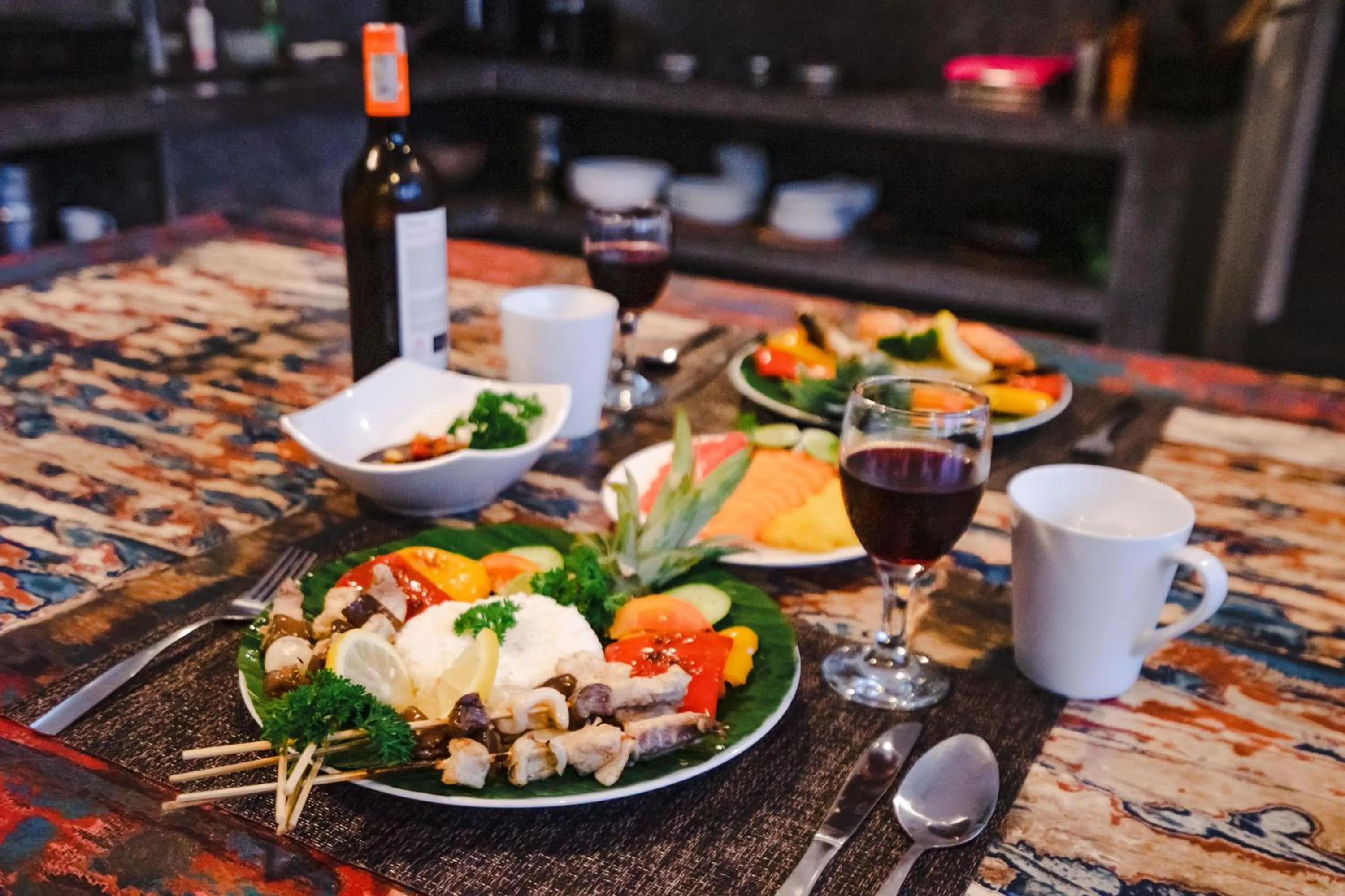 BBQ facilities in Casa Margarita Bali