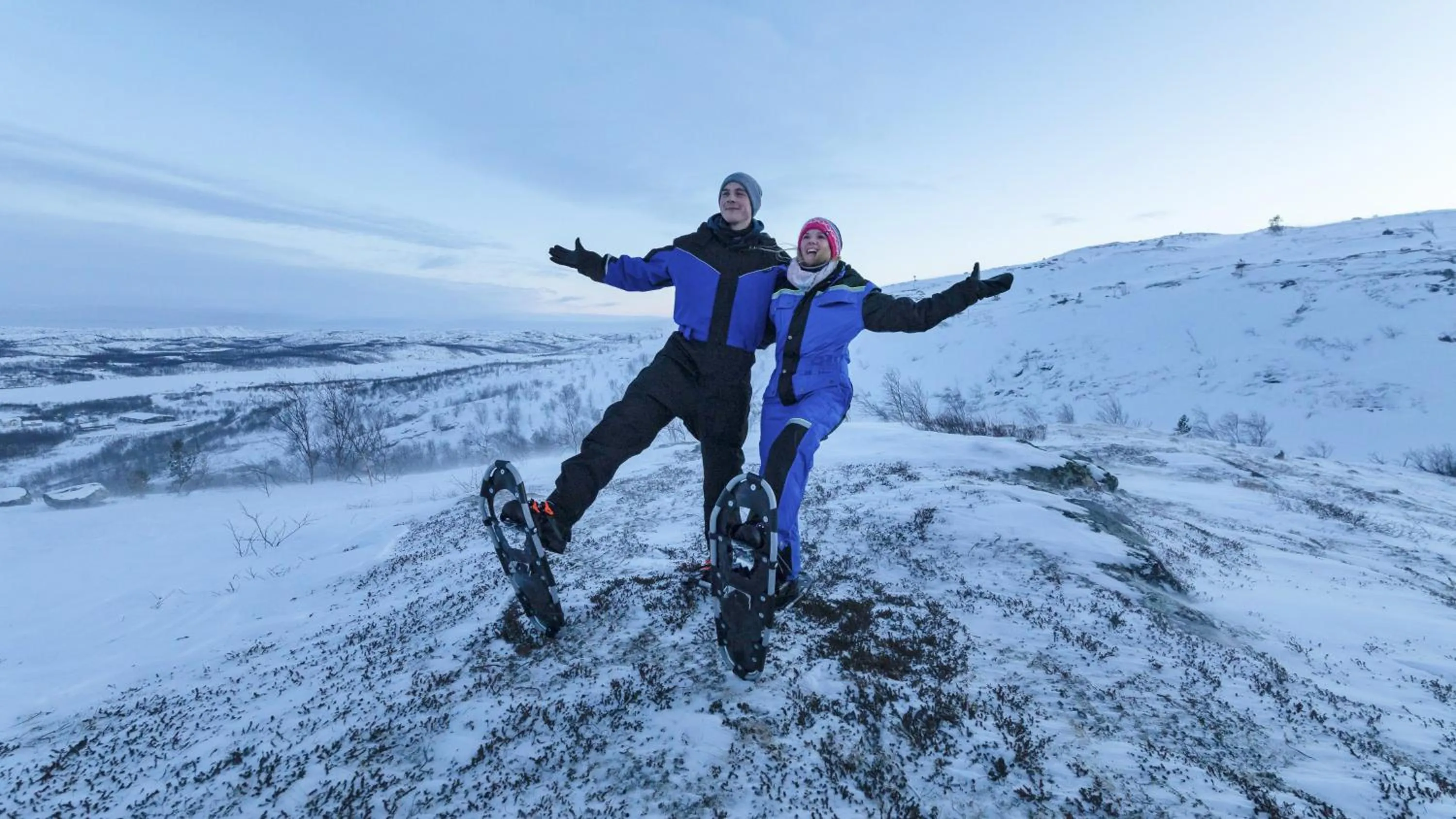 People in Snow Resort Kirkenes