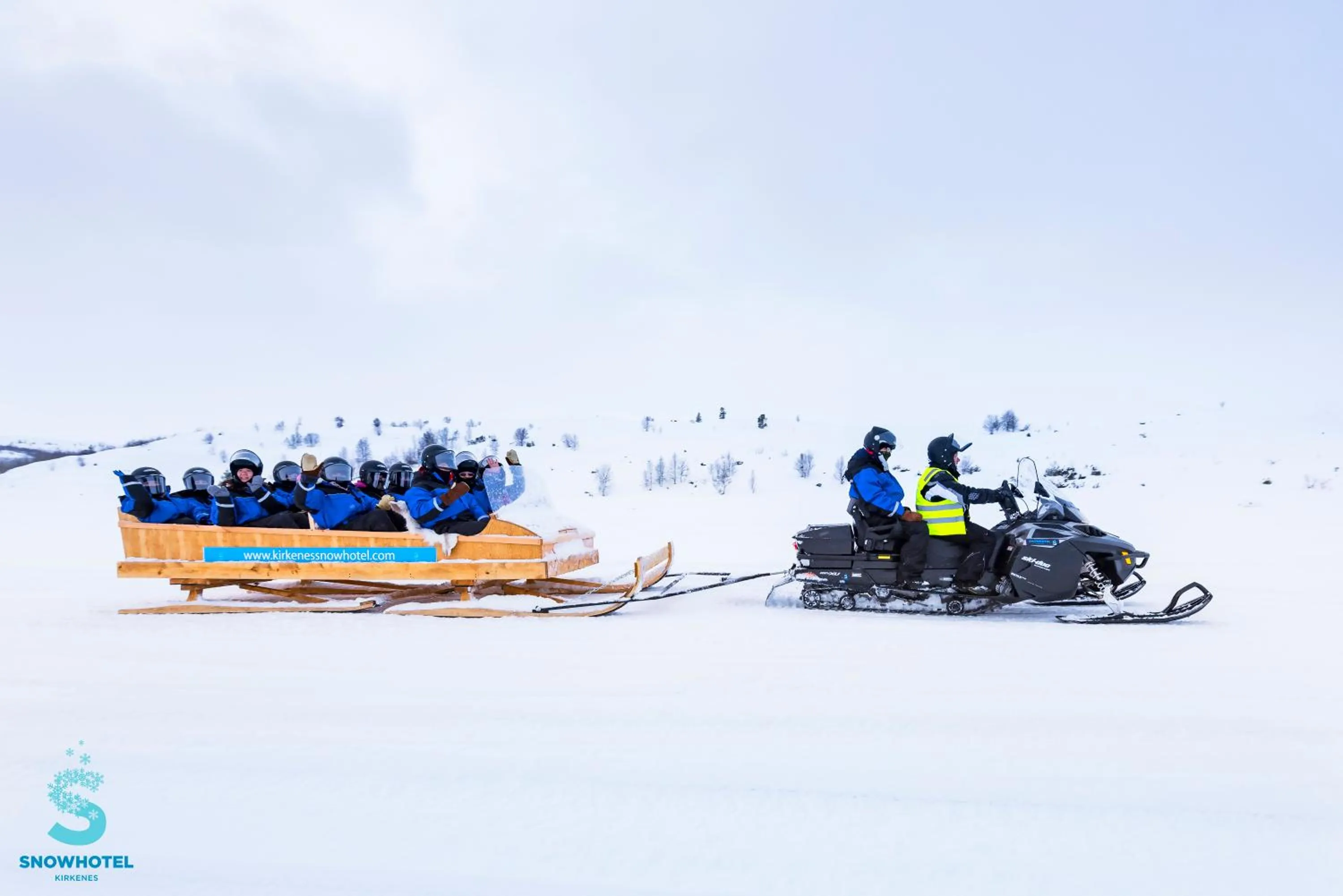 Winter in Snow Resort Kirkenes