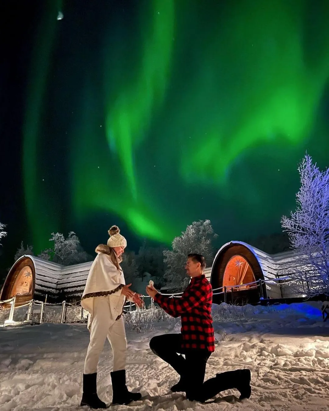 People in Snow Resort Kirkenes