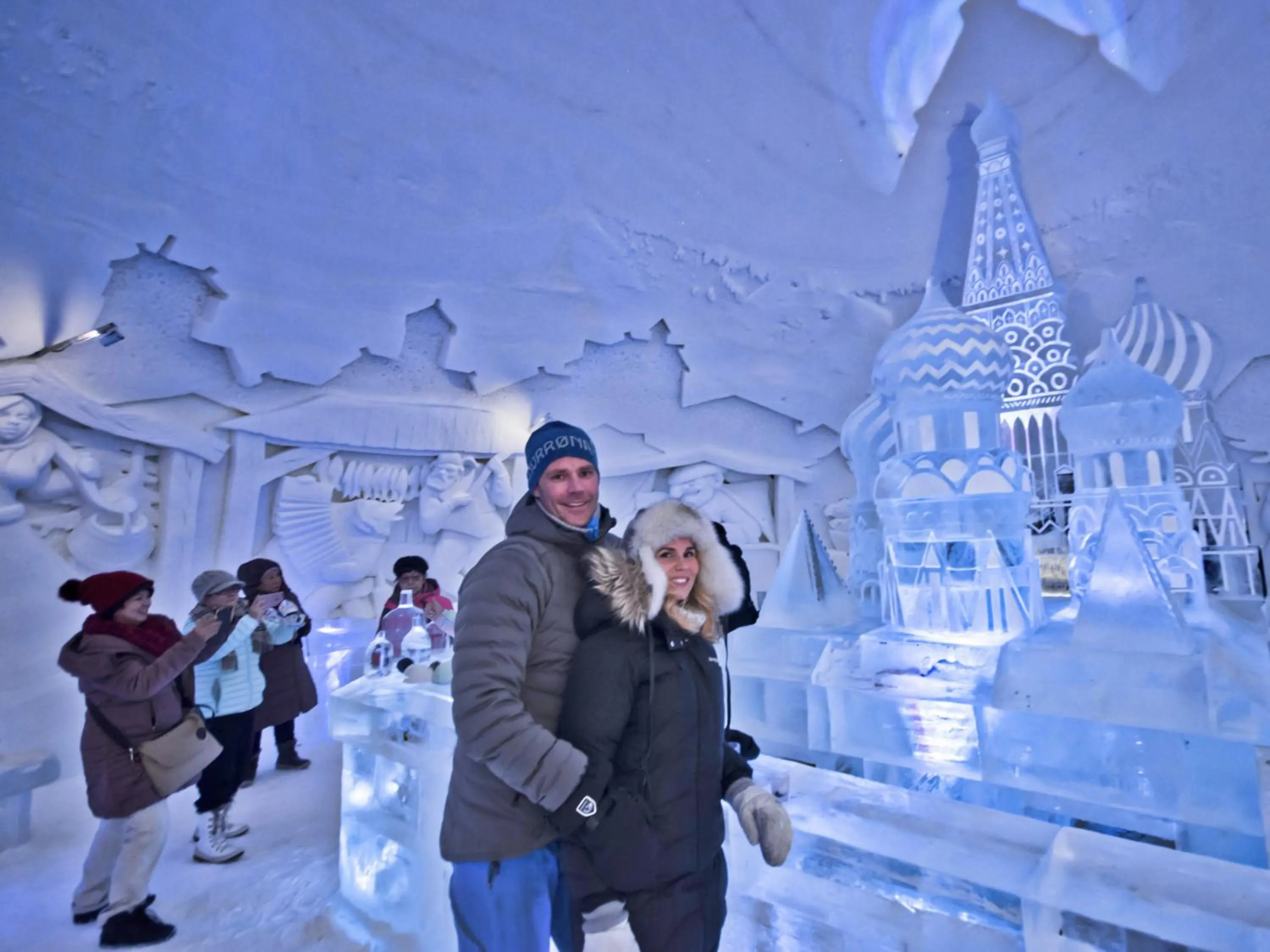 Winter in Snow Resort Kirkenes