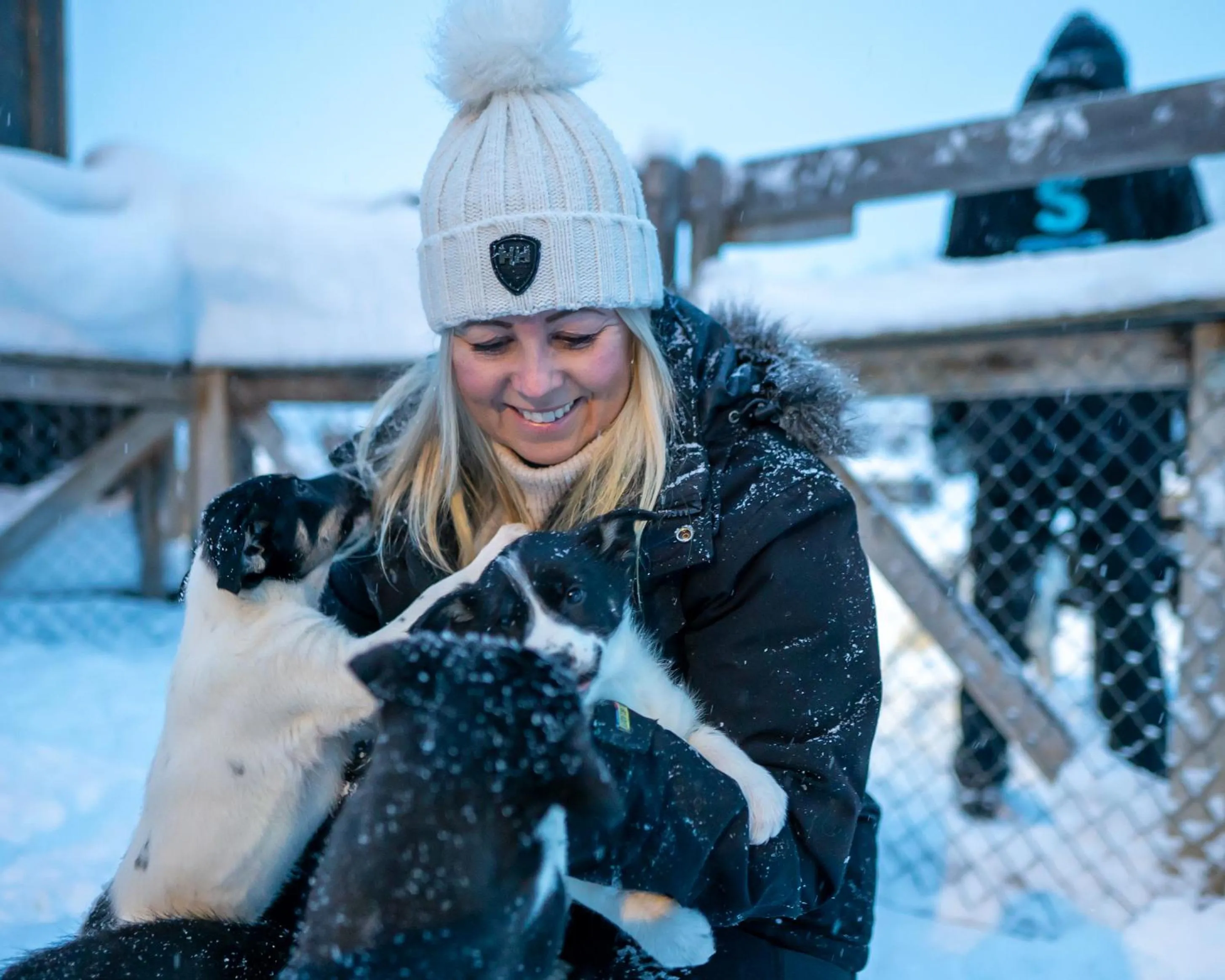 Day in Snow Resort Kirkenes