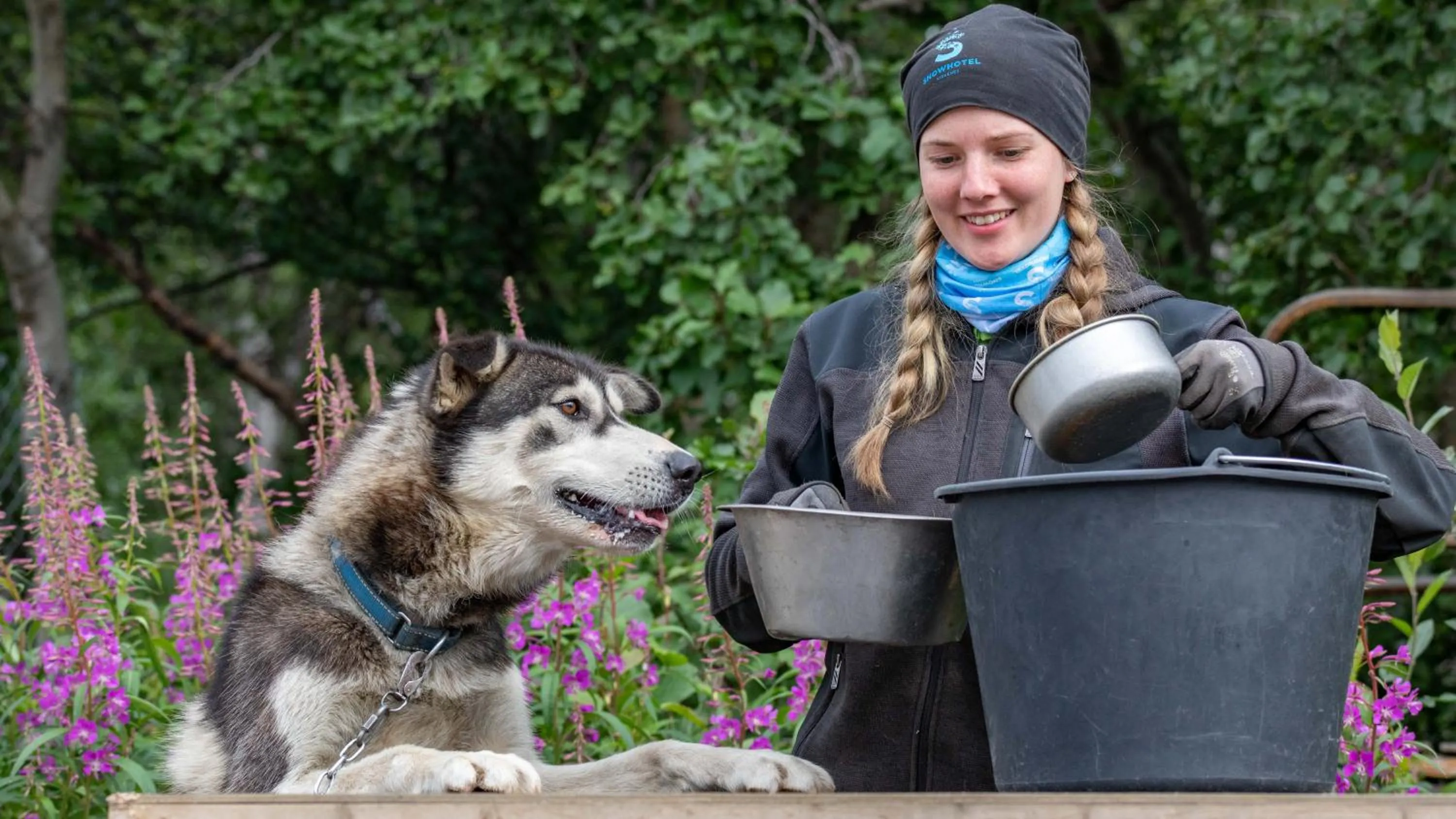 People in Snow Resort Kirkenes