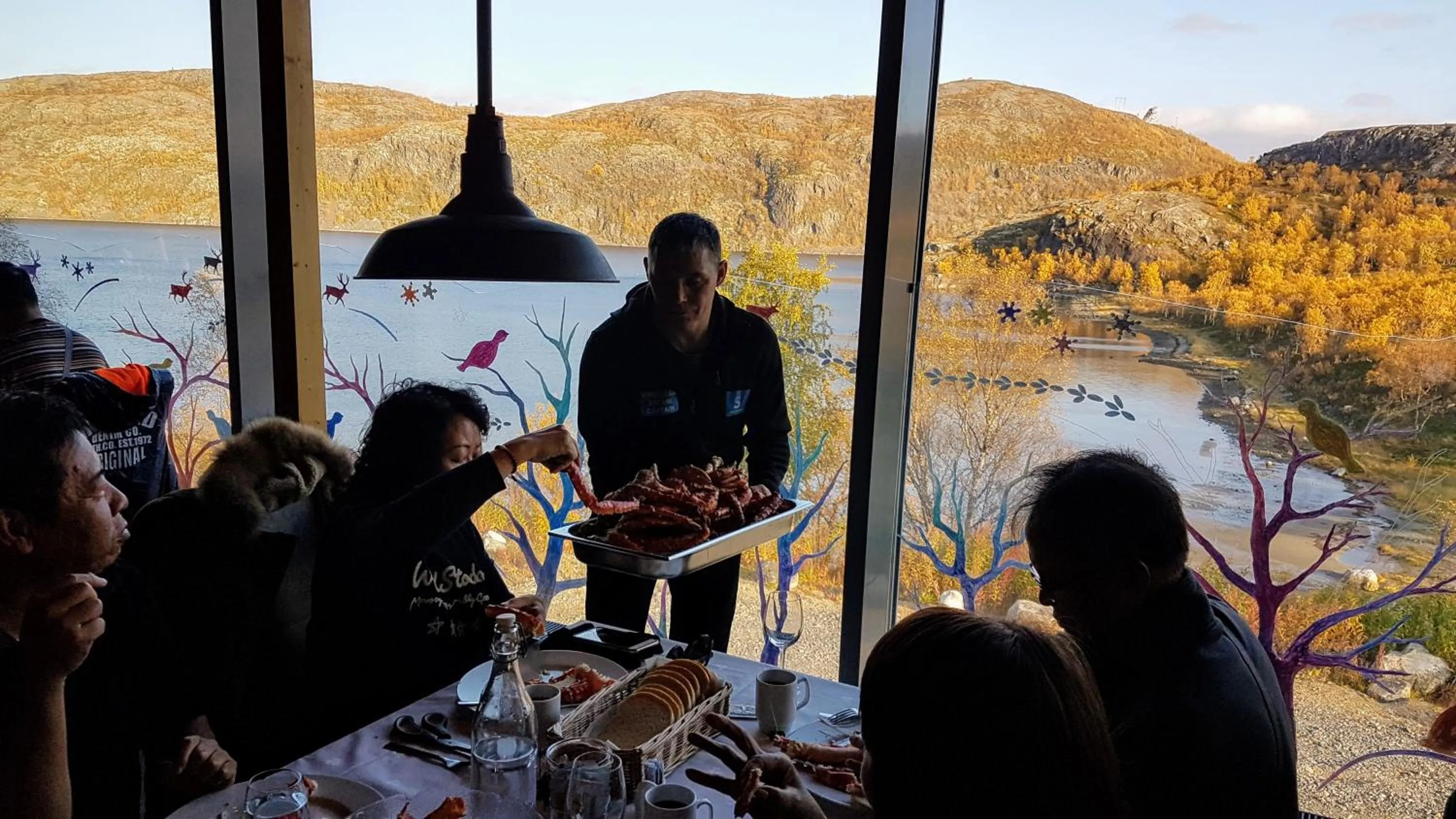 Day in Snow Resort Kirkenes