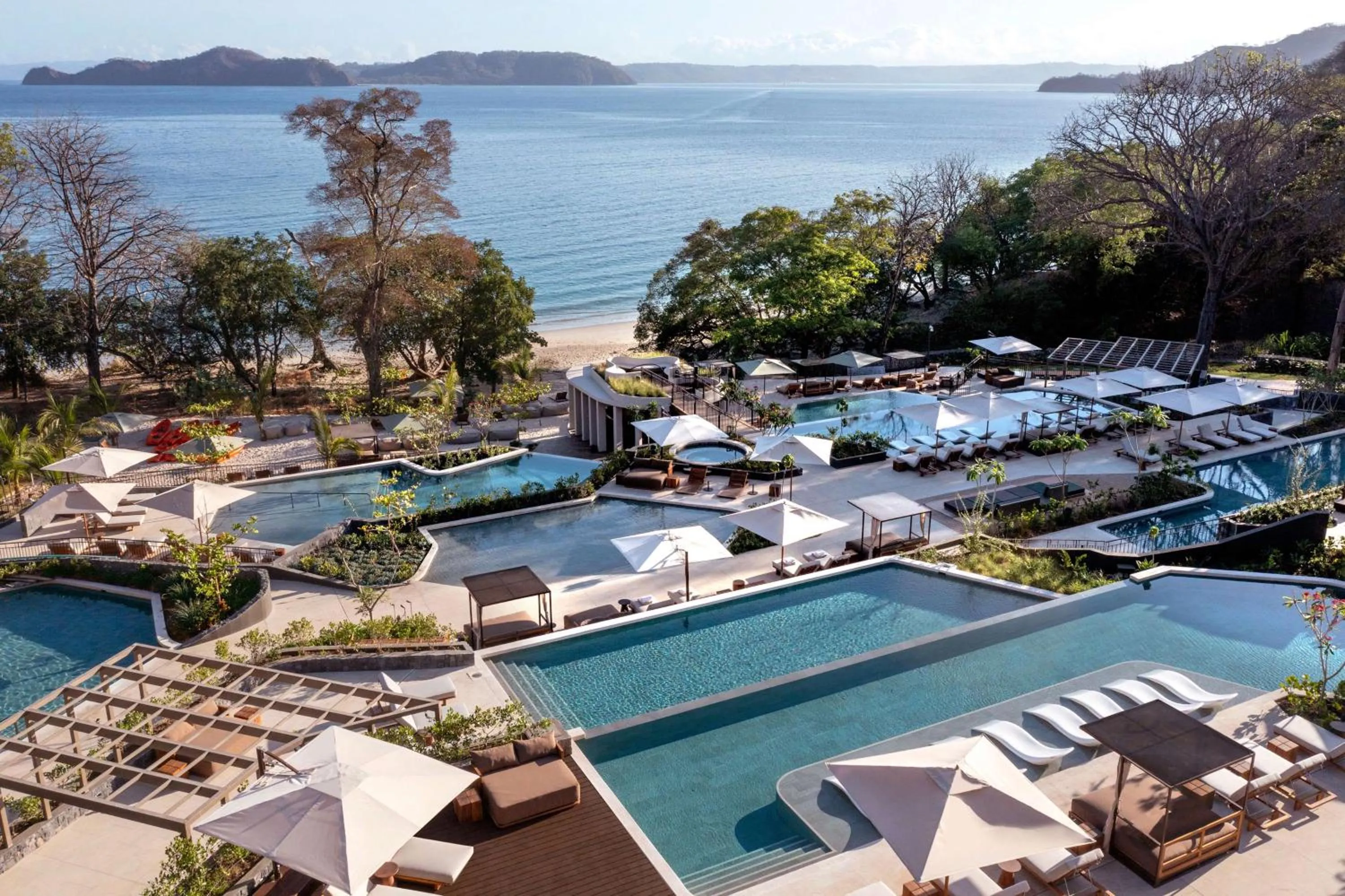 Pool view in Waldorf Astoria Costa Rica Punta Cacique