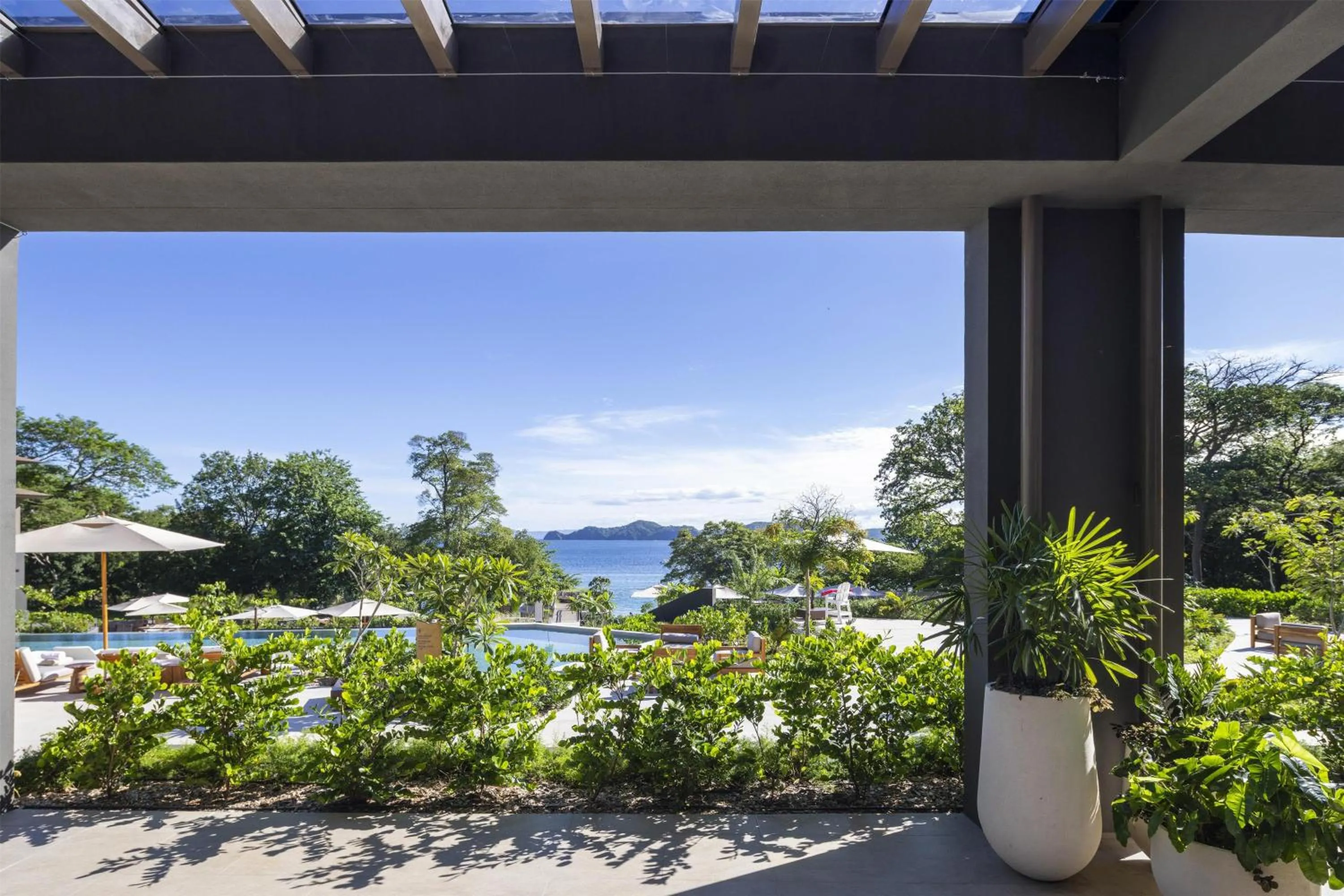 Pool view in Waldorf Astoria Costa Rica Punta Cacique