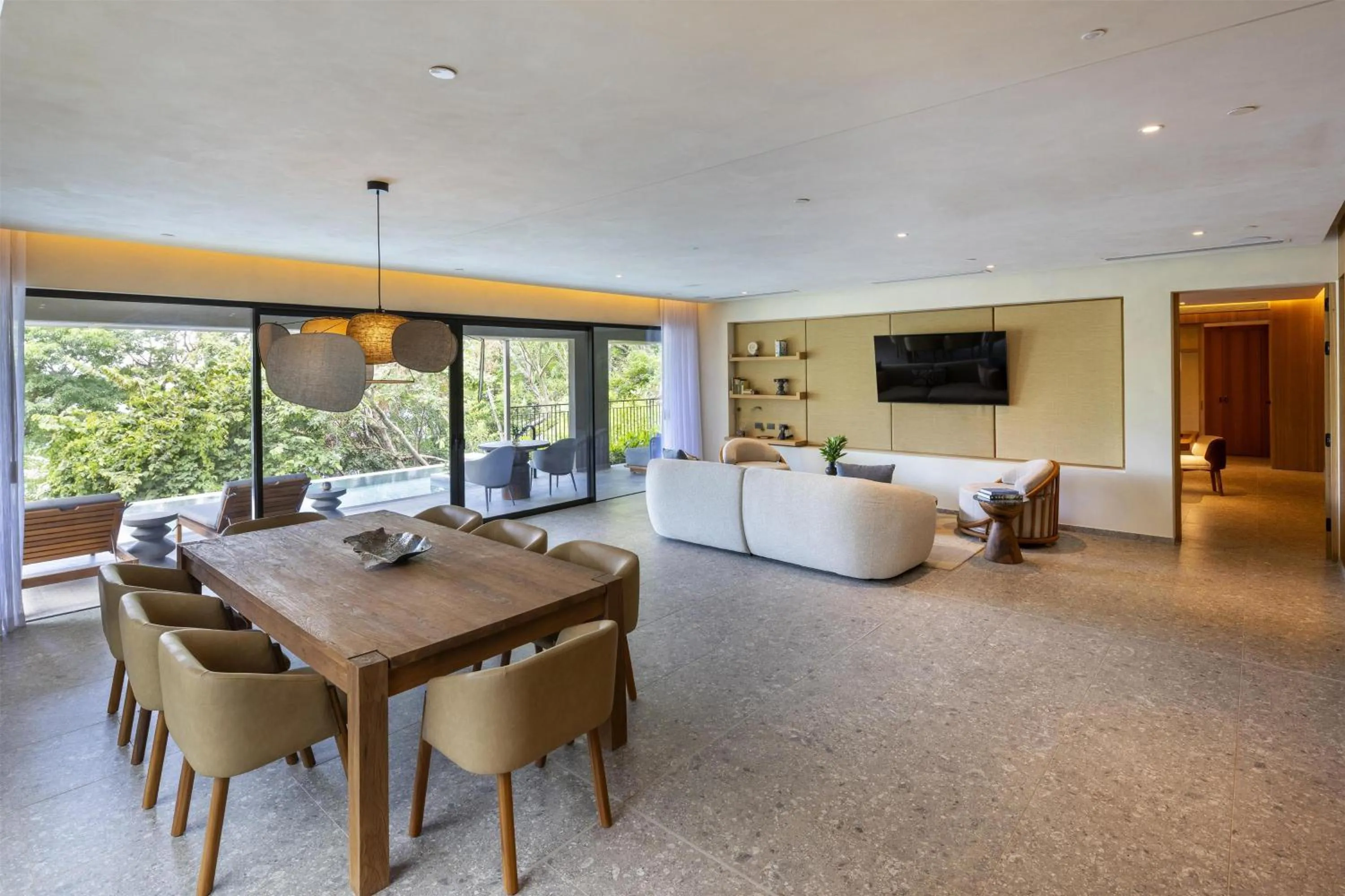 Living room in Waldorf Astoria Costa Rica Punta Cacique