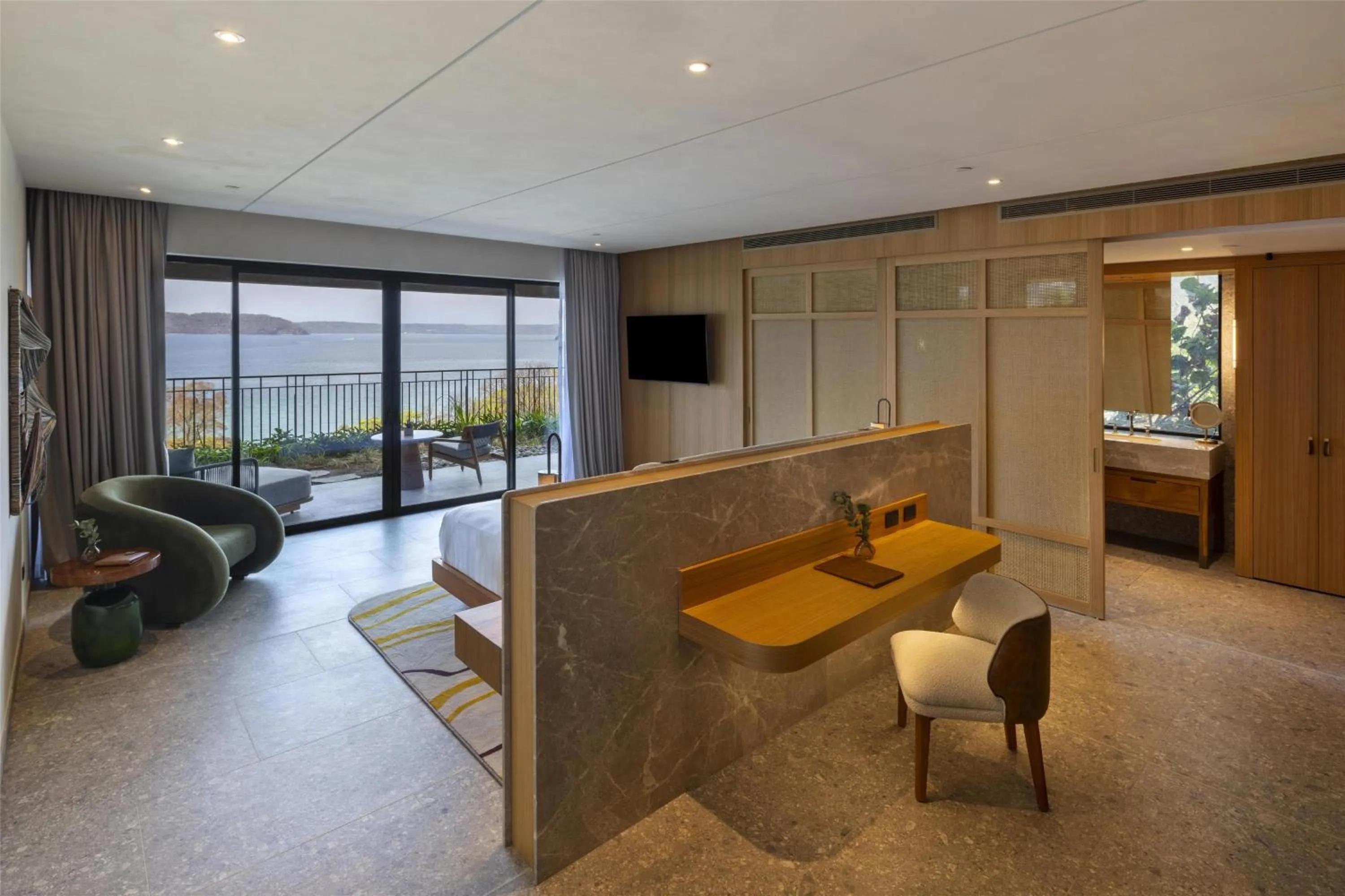 Living room in Waldorf Astoria Costa Rica Punta Cacique