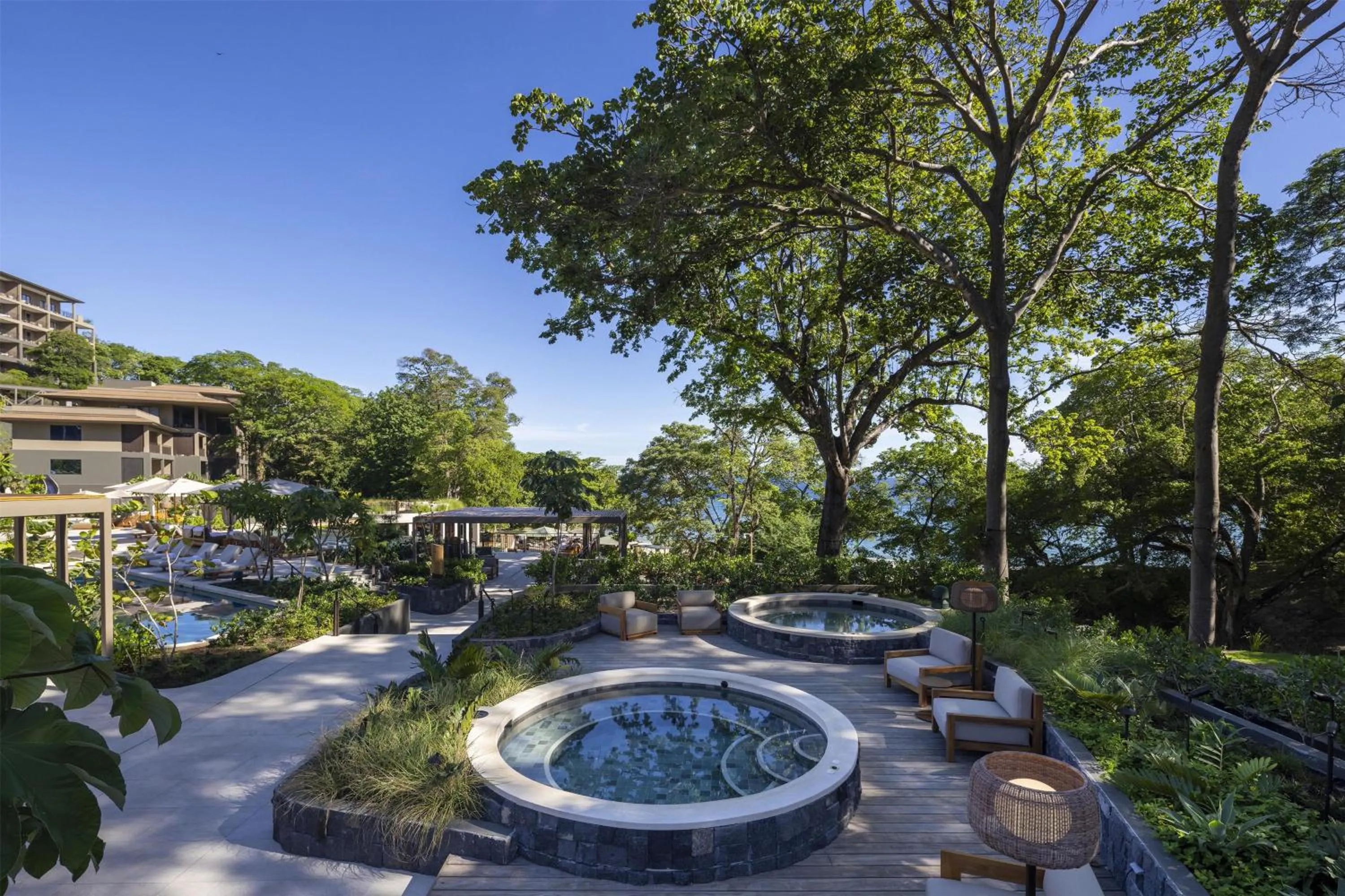 Pool view in Waldorf Astoria Costa Rica Punta Cacique
