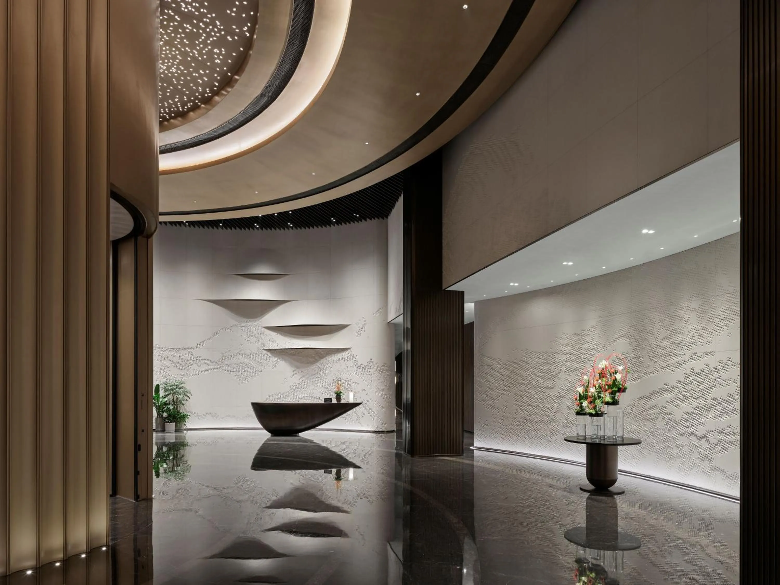 Seating area in Hilton Changshu