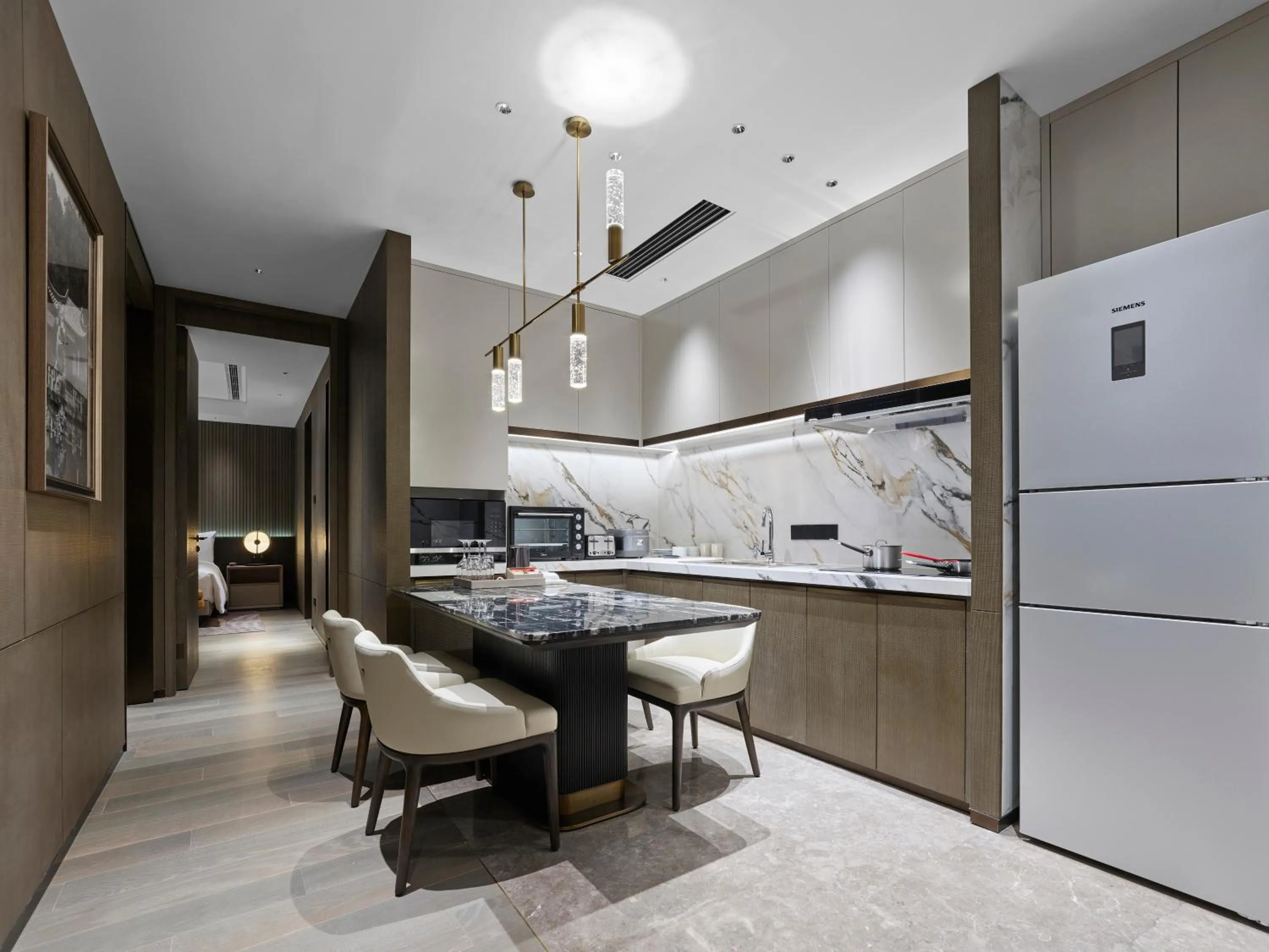 Dining area in Hilton Changshu