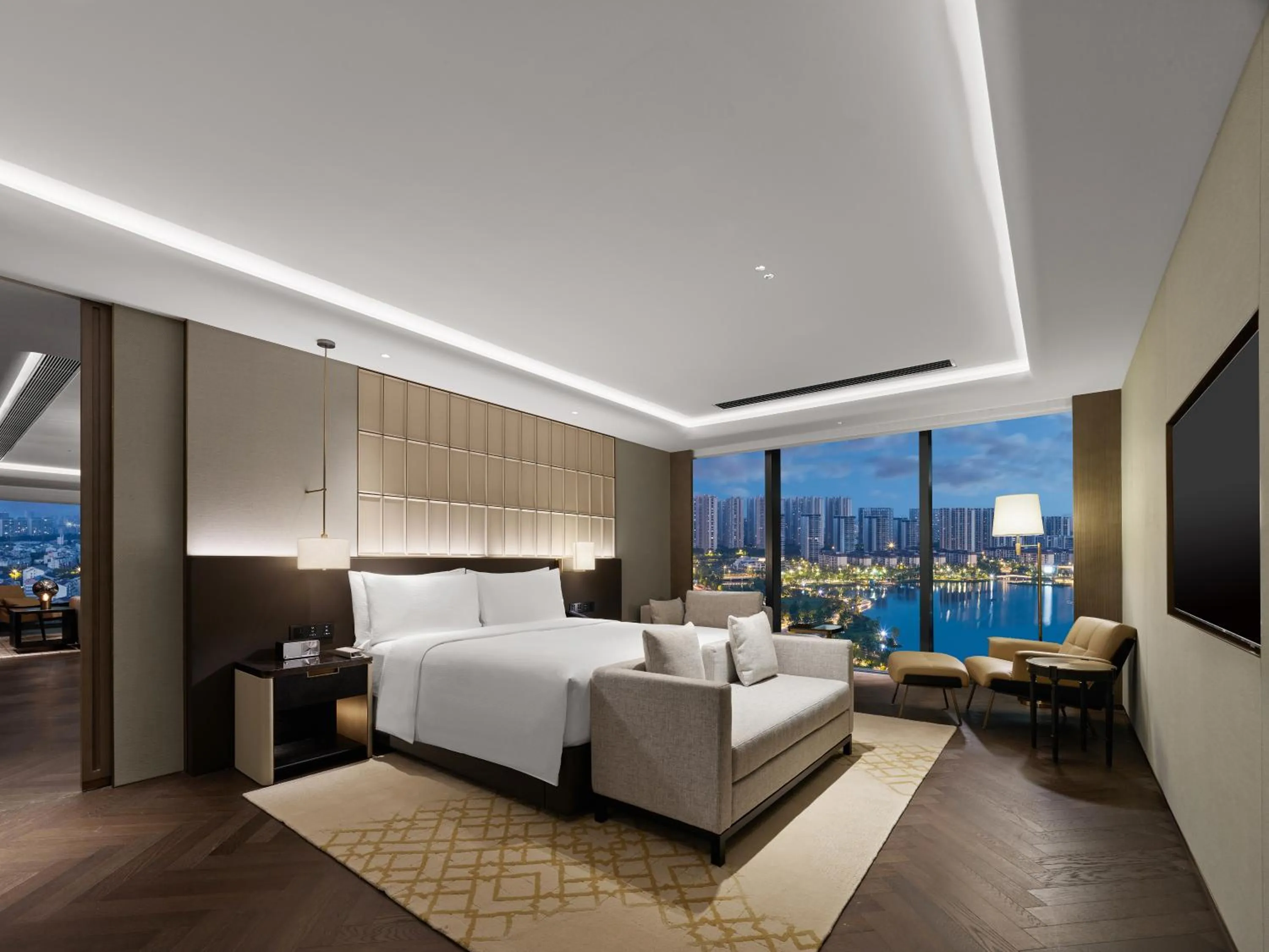 Bedroom, Bed in Hilton Changshu