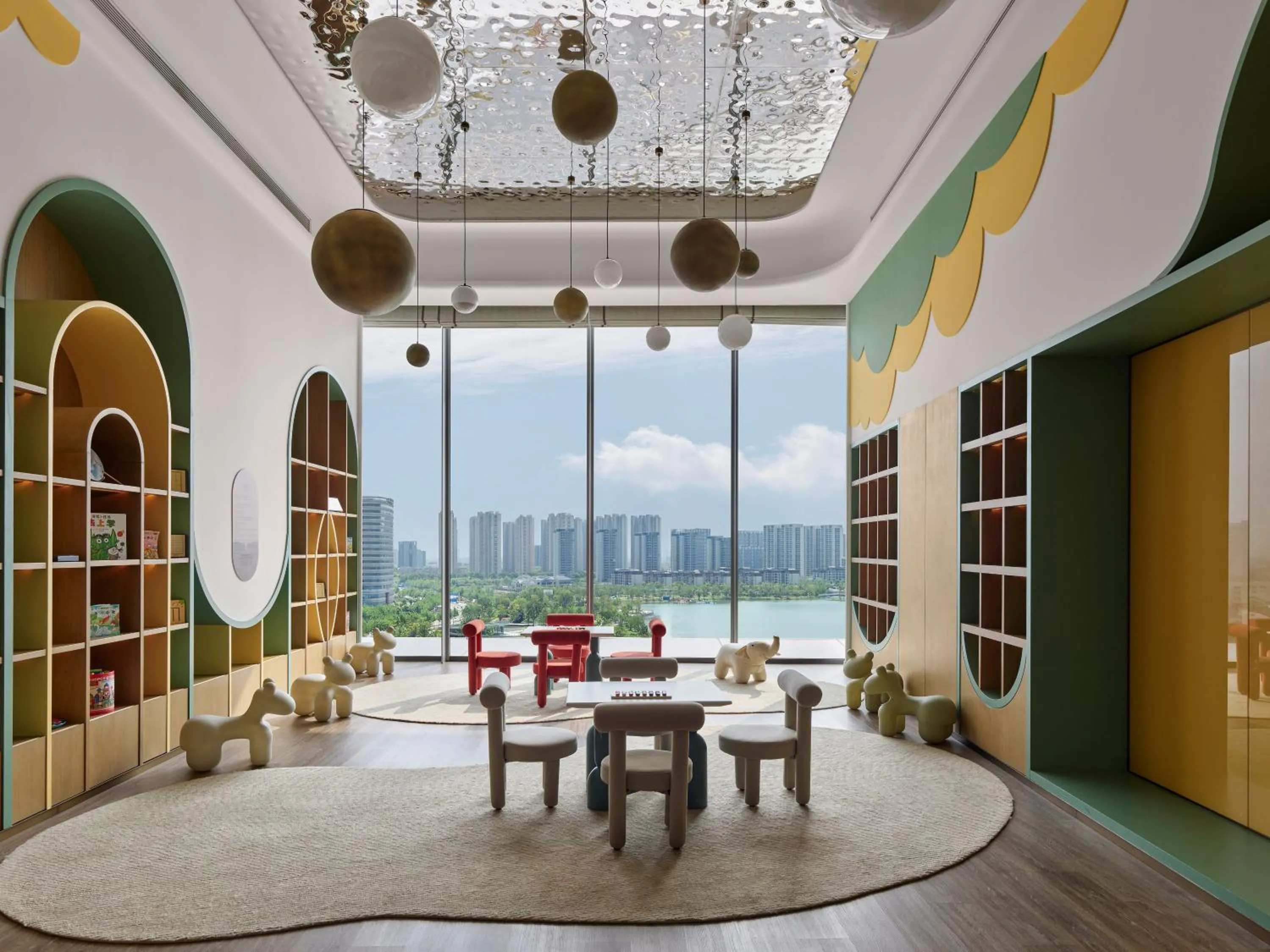 Seating area in Hilton Changshu