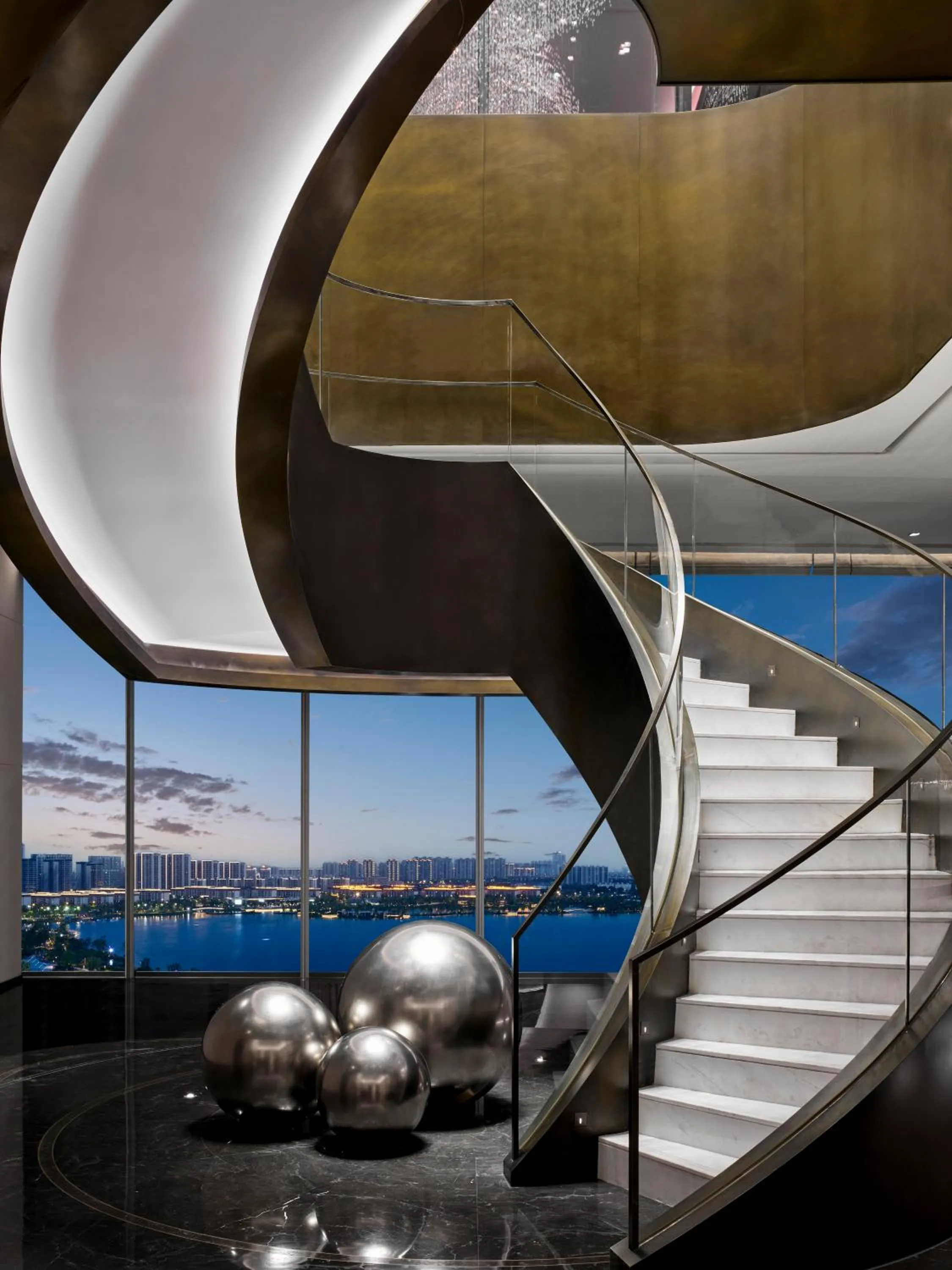 Seating area in Hilton Changshu