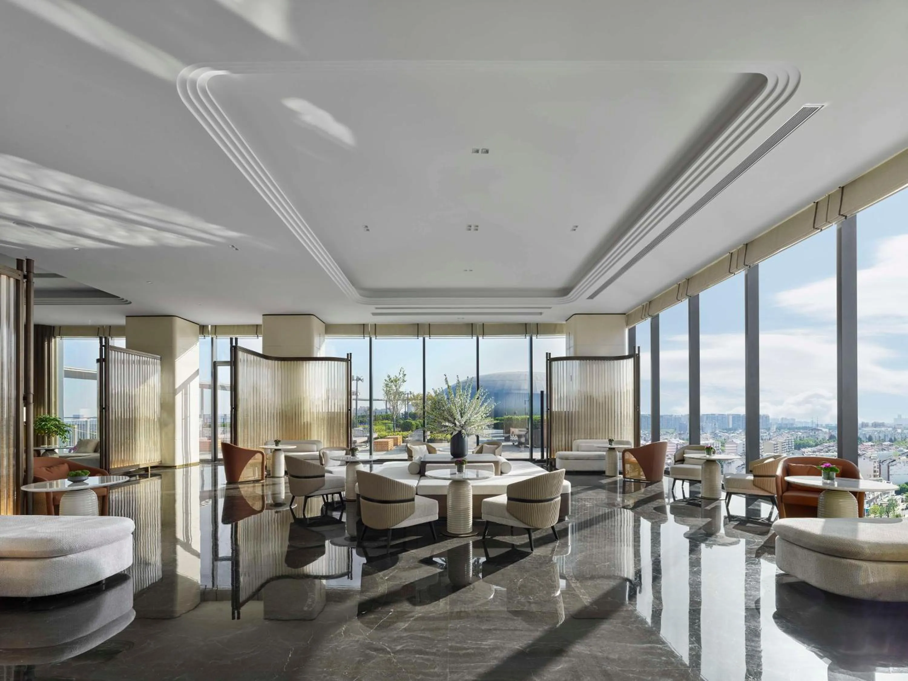 Lobby or reception in Hilton Changshu