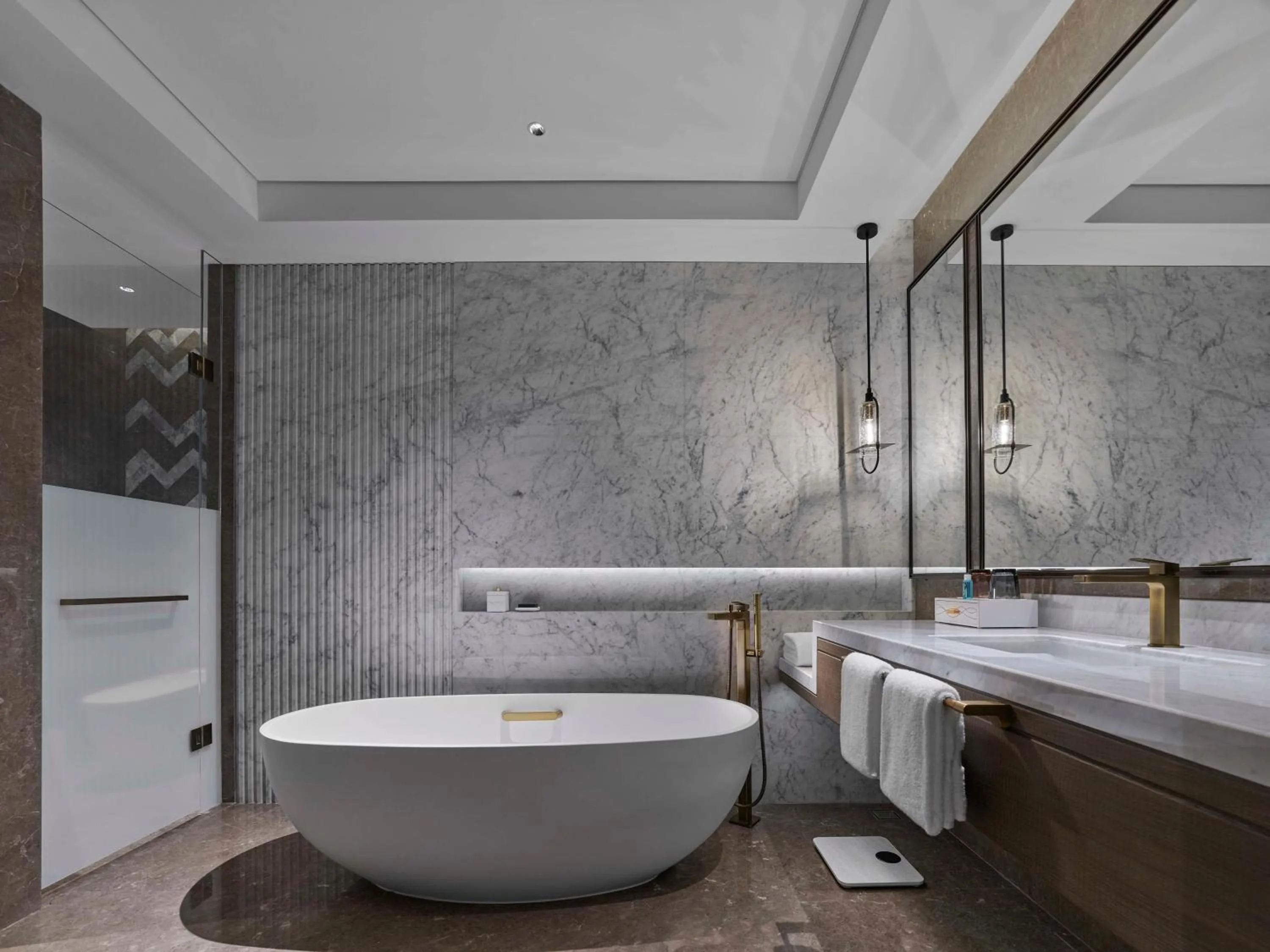 Bathroom in Hilton Changshu