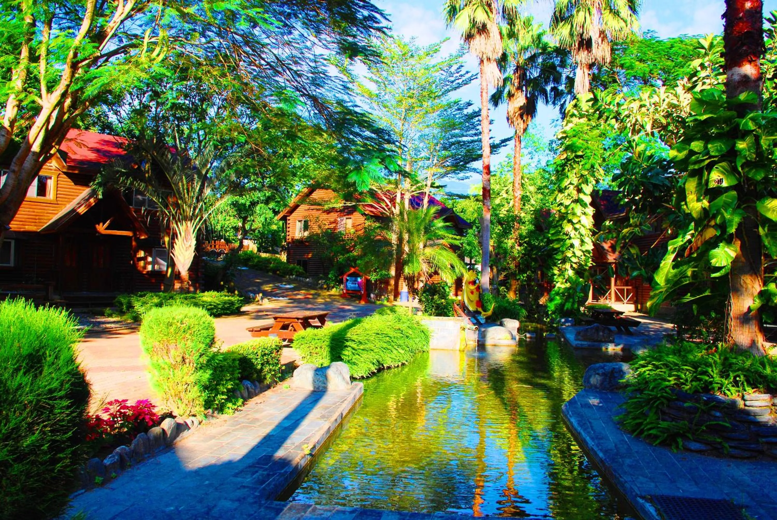 Garden view in Master Bear Resort