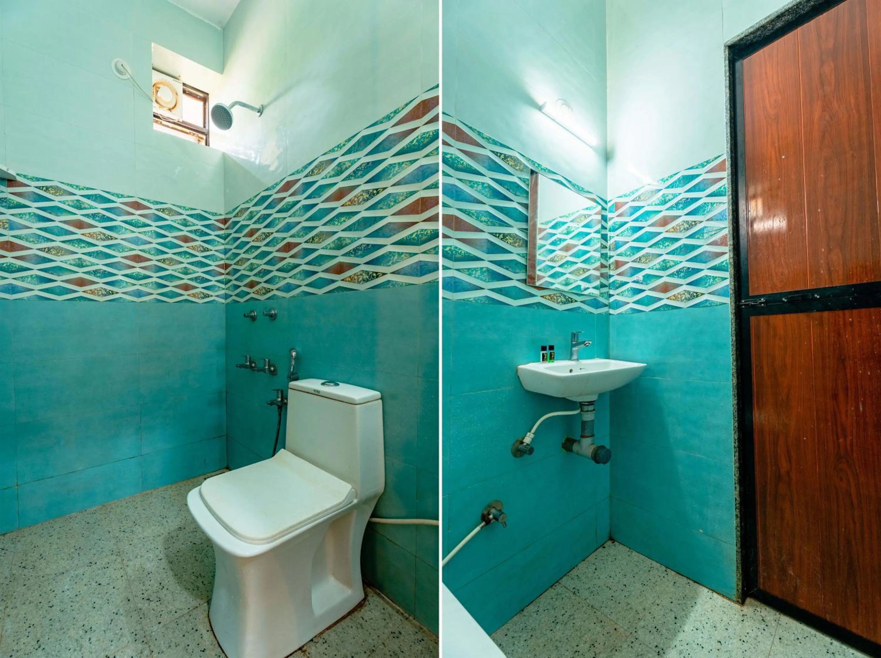 Shower in Tropical Beach Walk