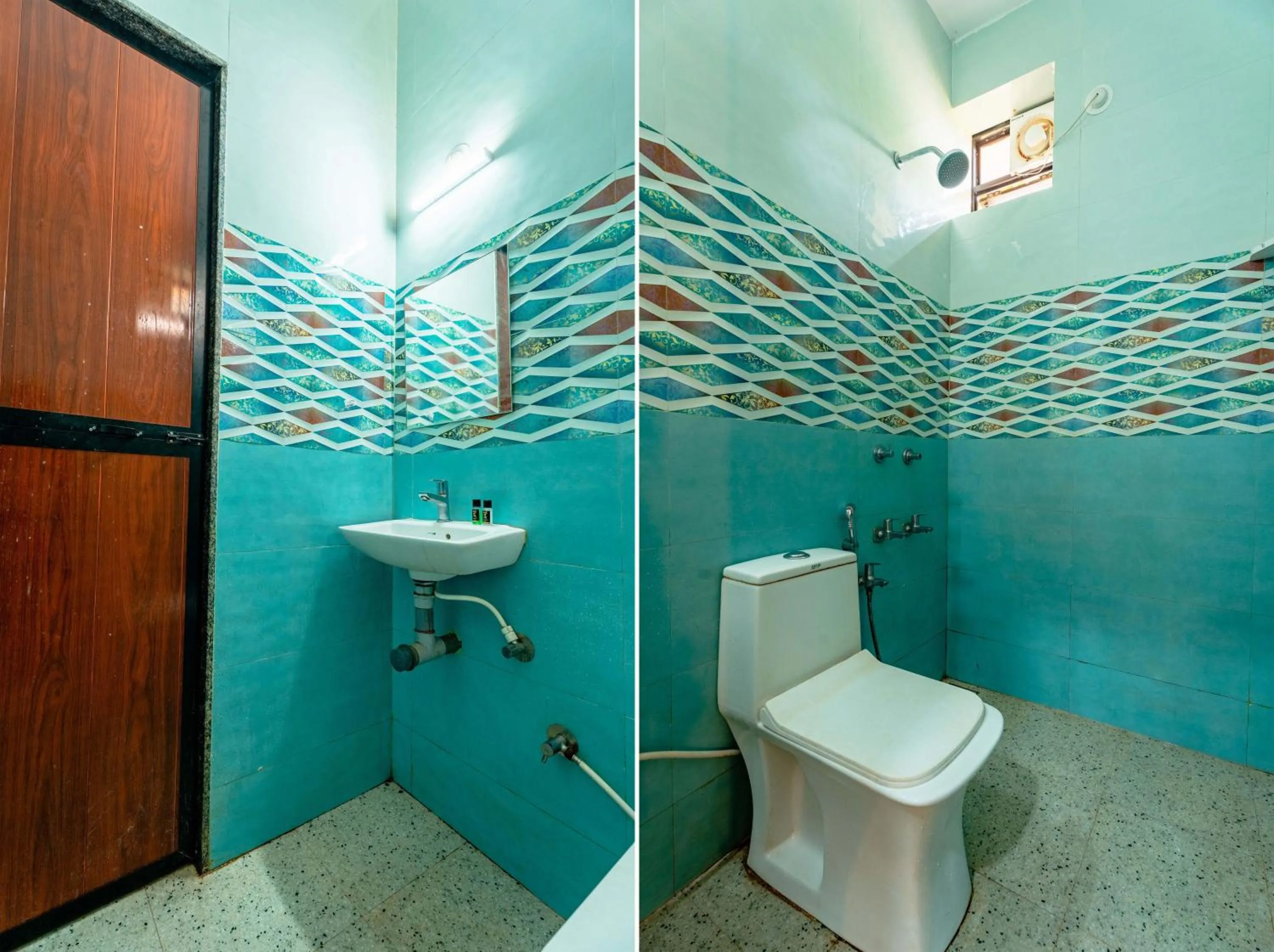 Shower in Tropical Beach Walk