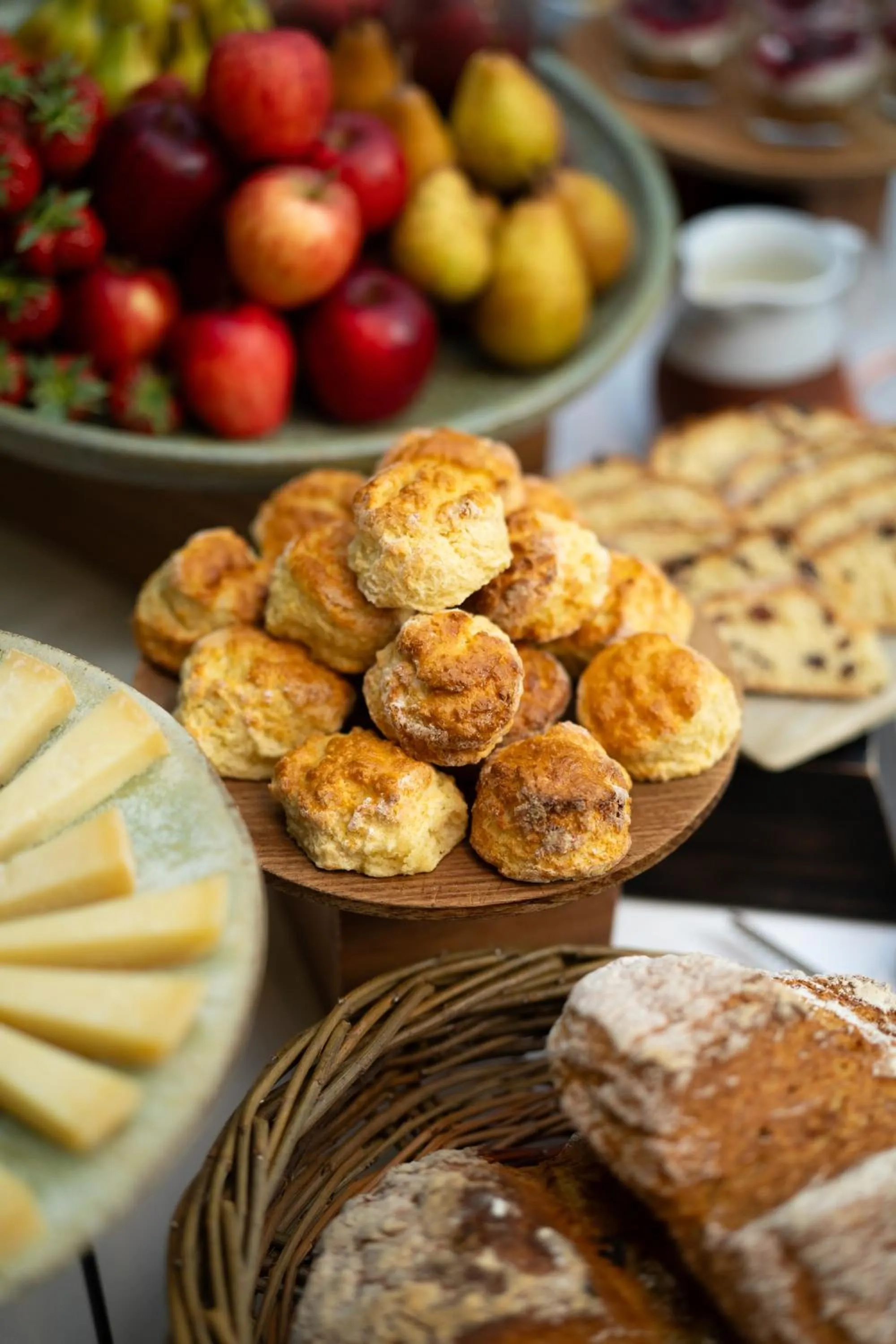 Buffet breakfast in Ballymaloe House Hotel