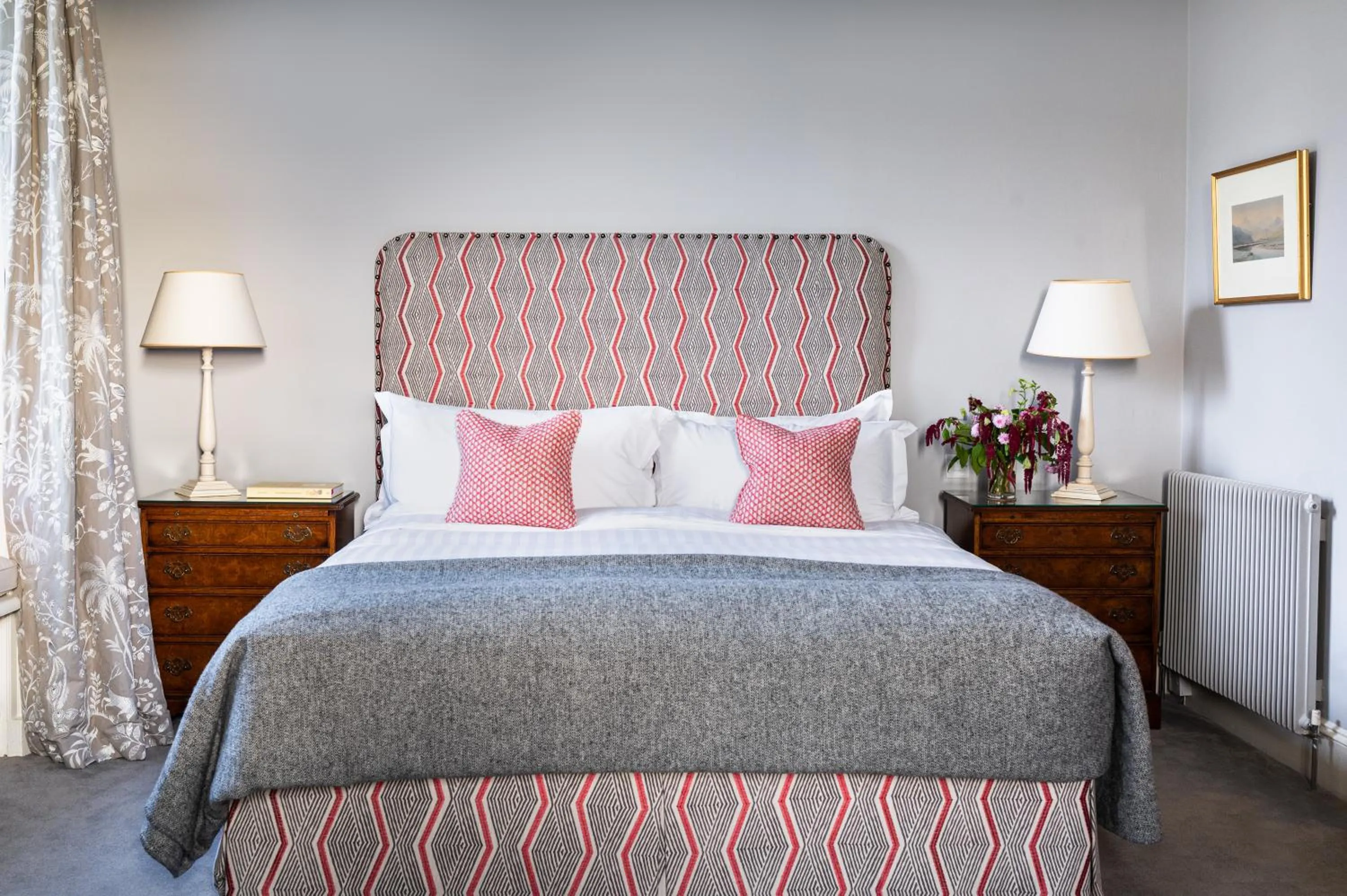 Bedroom, Bed in Ballymaloe House Hotel