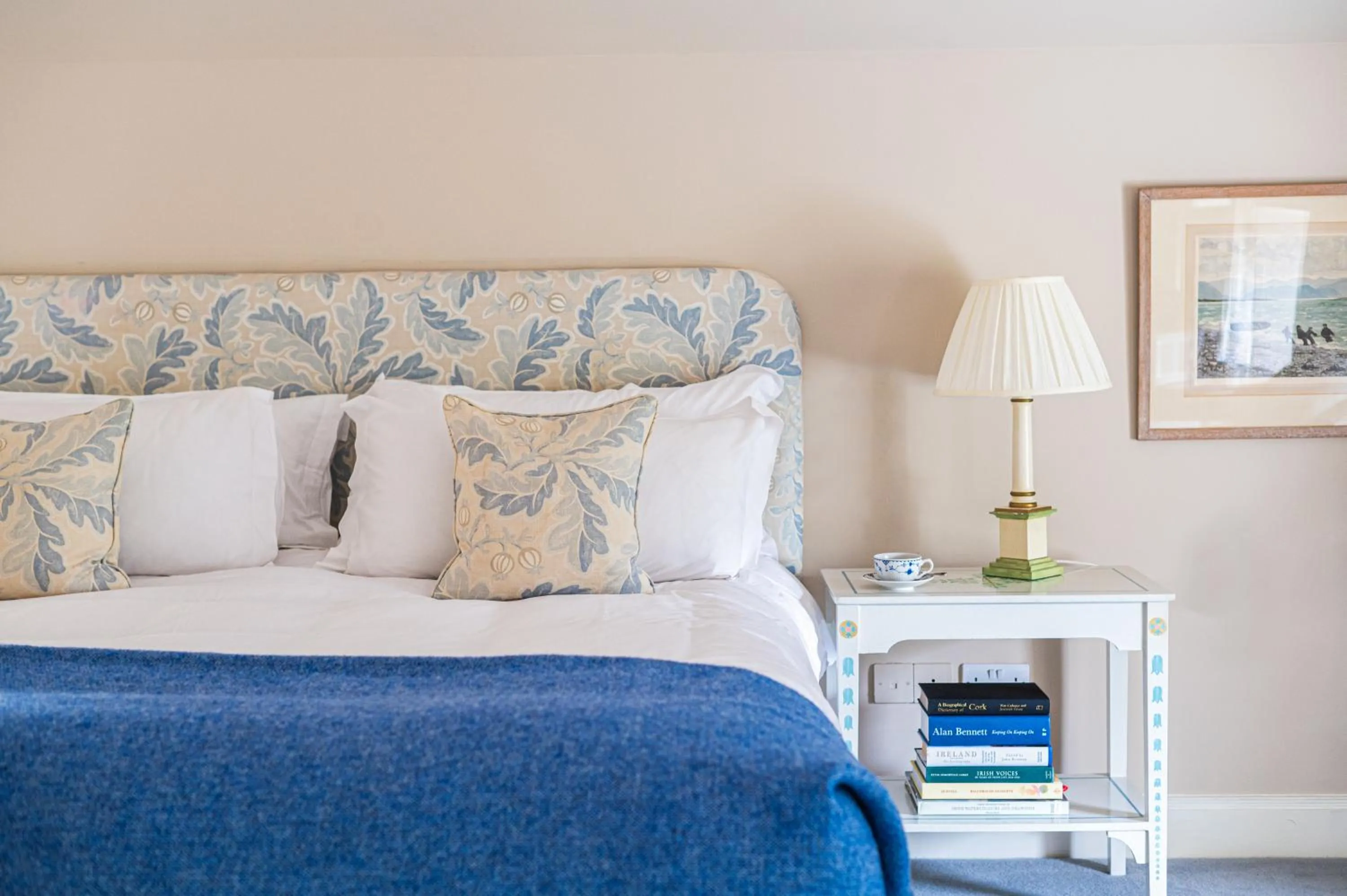 Bedroom, Bed in Ballymaloe House Hotel