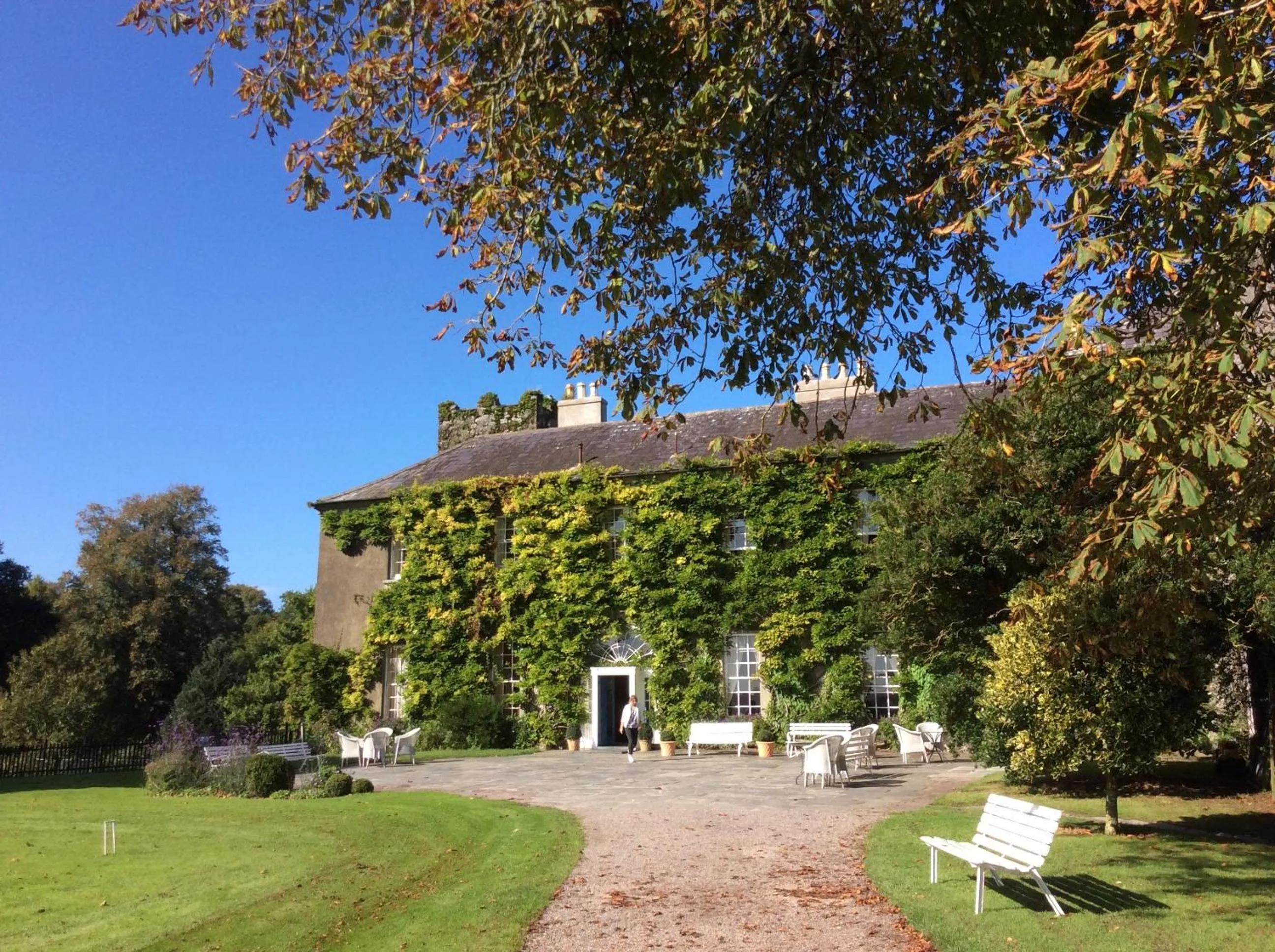 Facade/entrance in Ballymaloe House Hotel