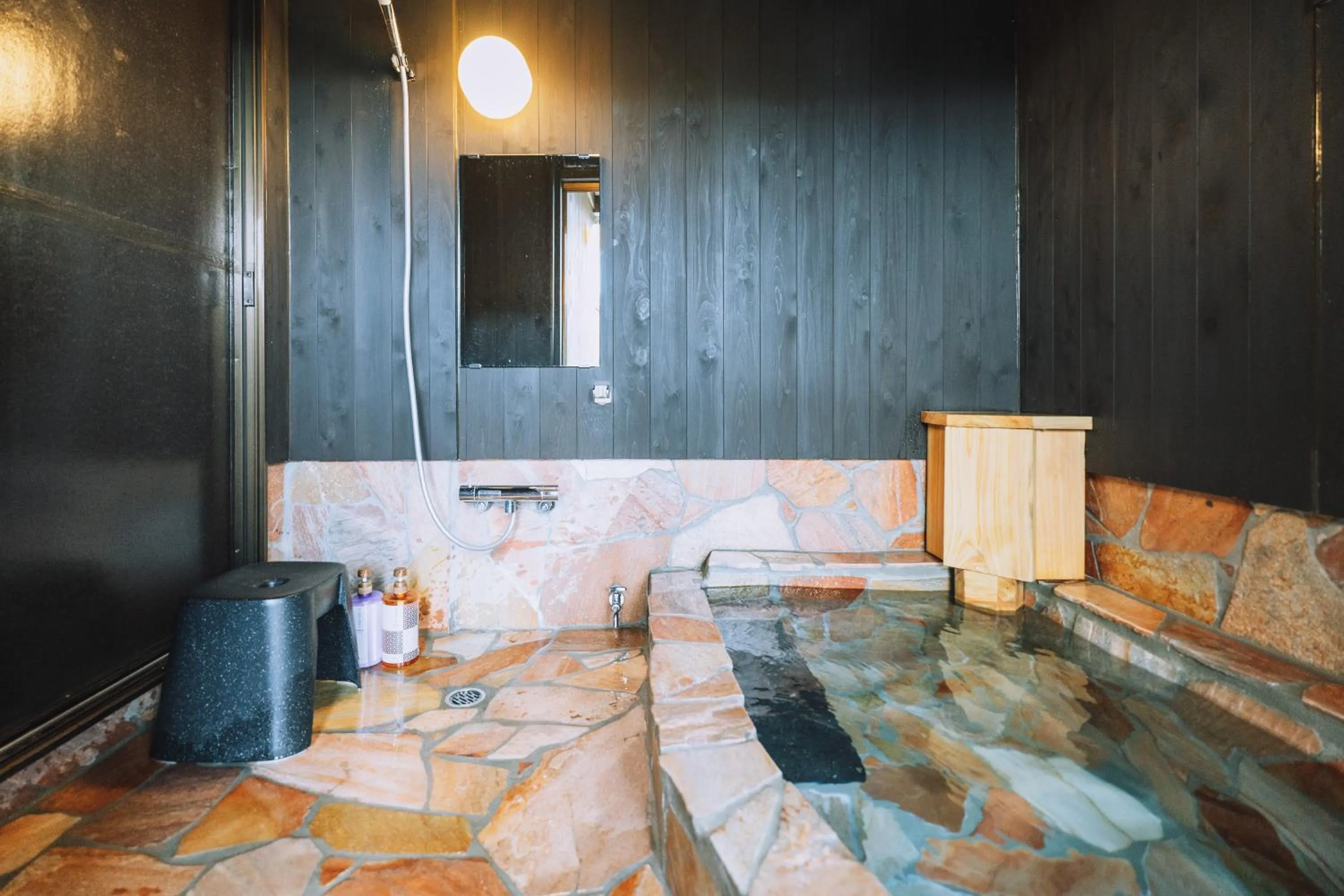 Hot Spring Bath in Tawarayama Onsen Ryokan Minawa